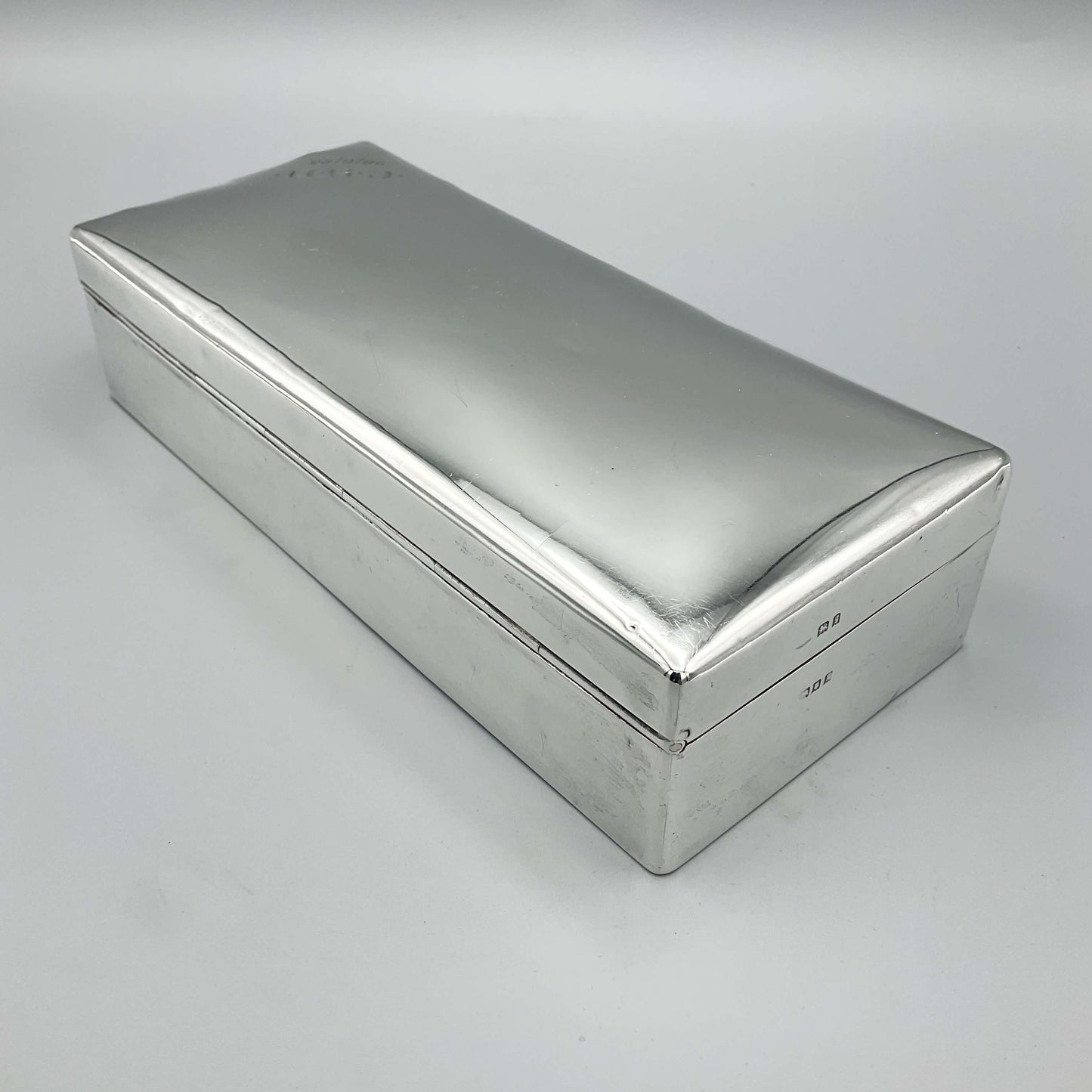 Antique 1922 Large Sterling Silver Box