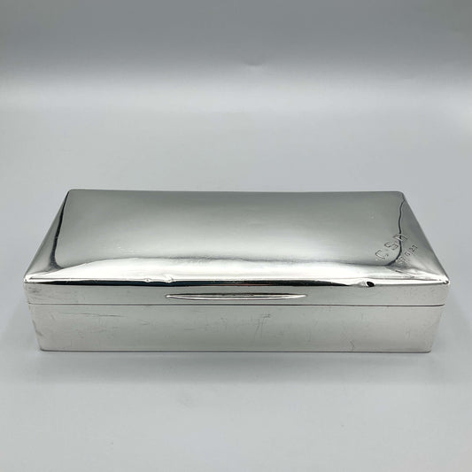 Antique 1922 Large Sterling Silver Box