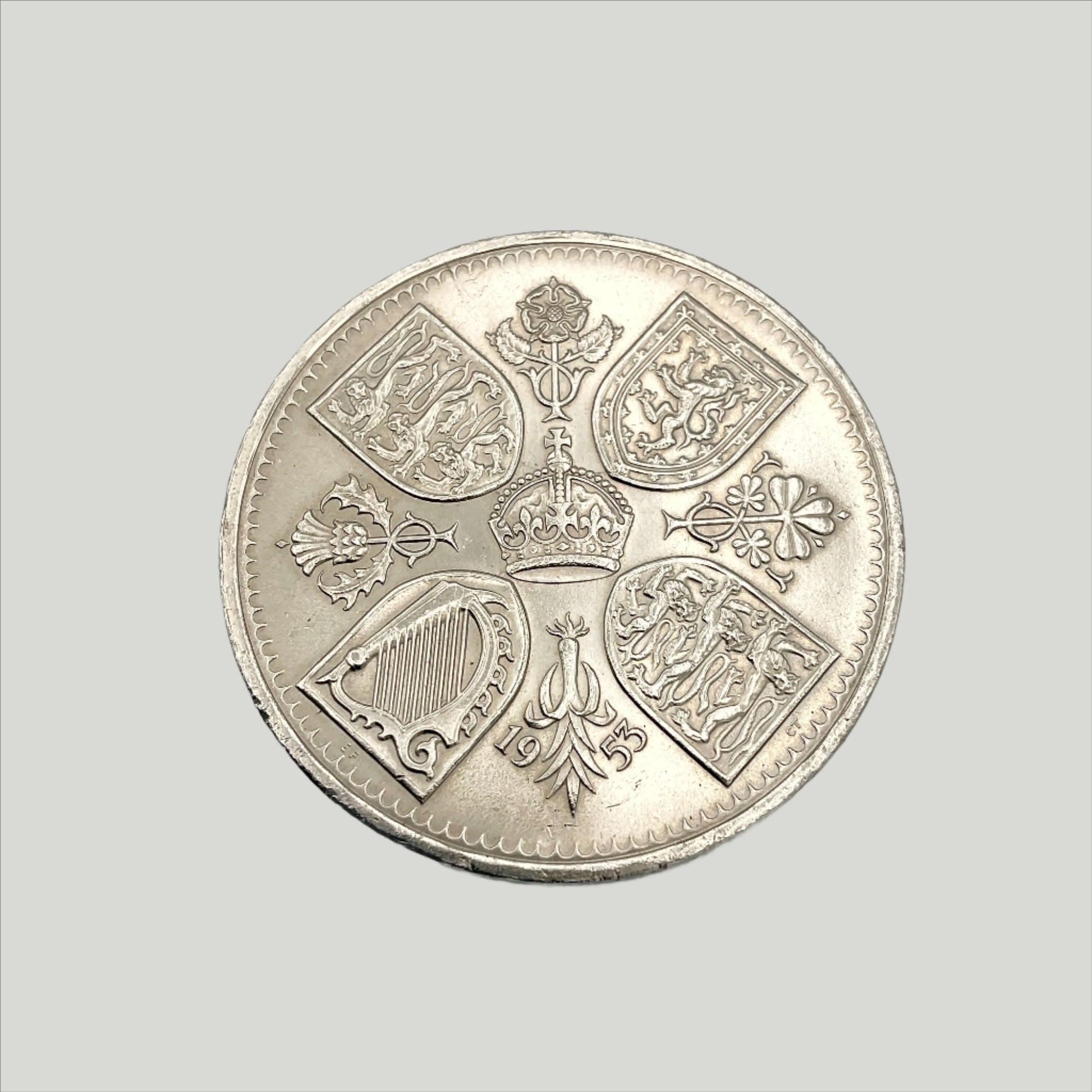 1953 Queen Elizabeth II coronation Coin