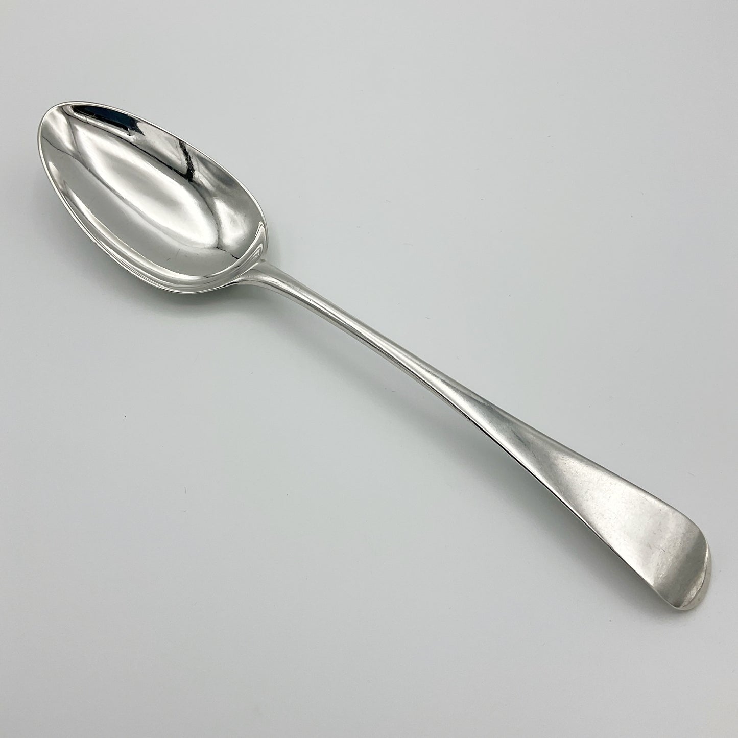 Antique Georgian 1788 Silver Serving Spoon