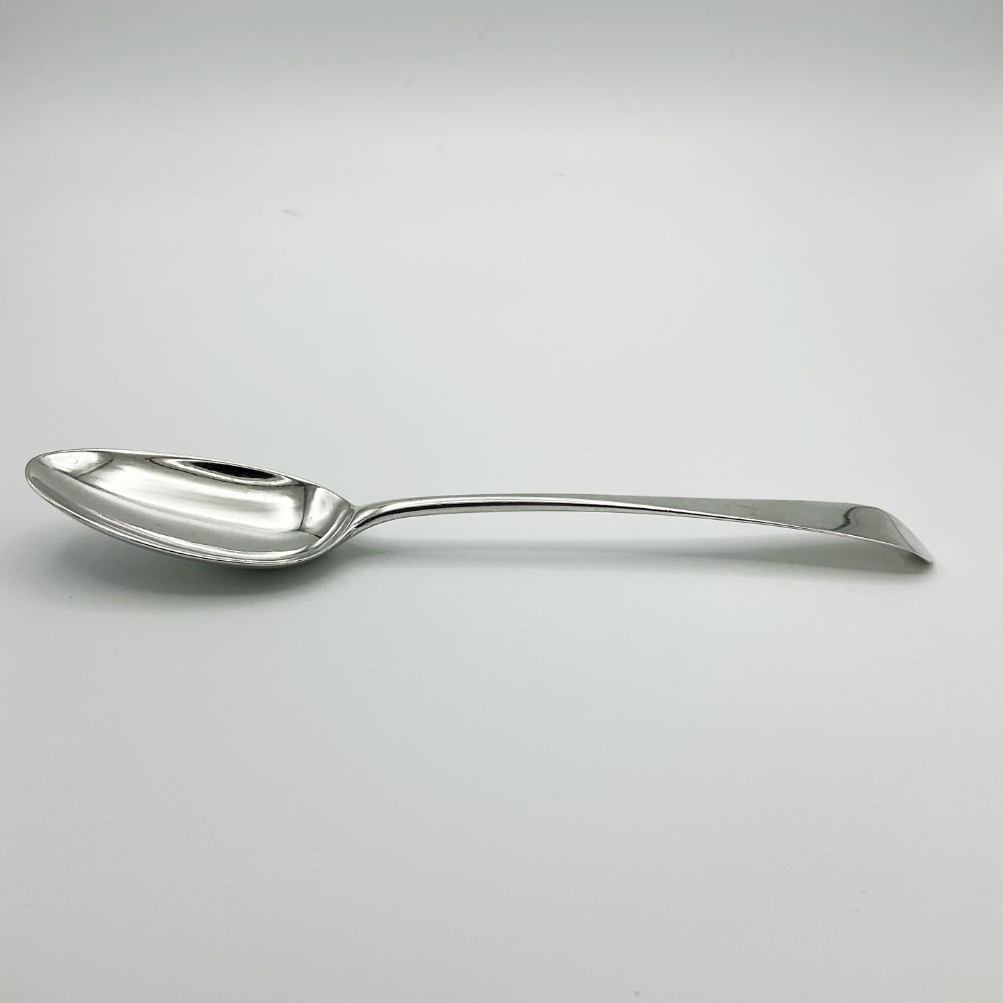 Antique Georgian 1788 Silver Serving Spoon