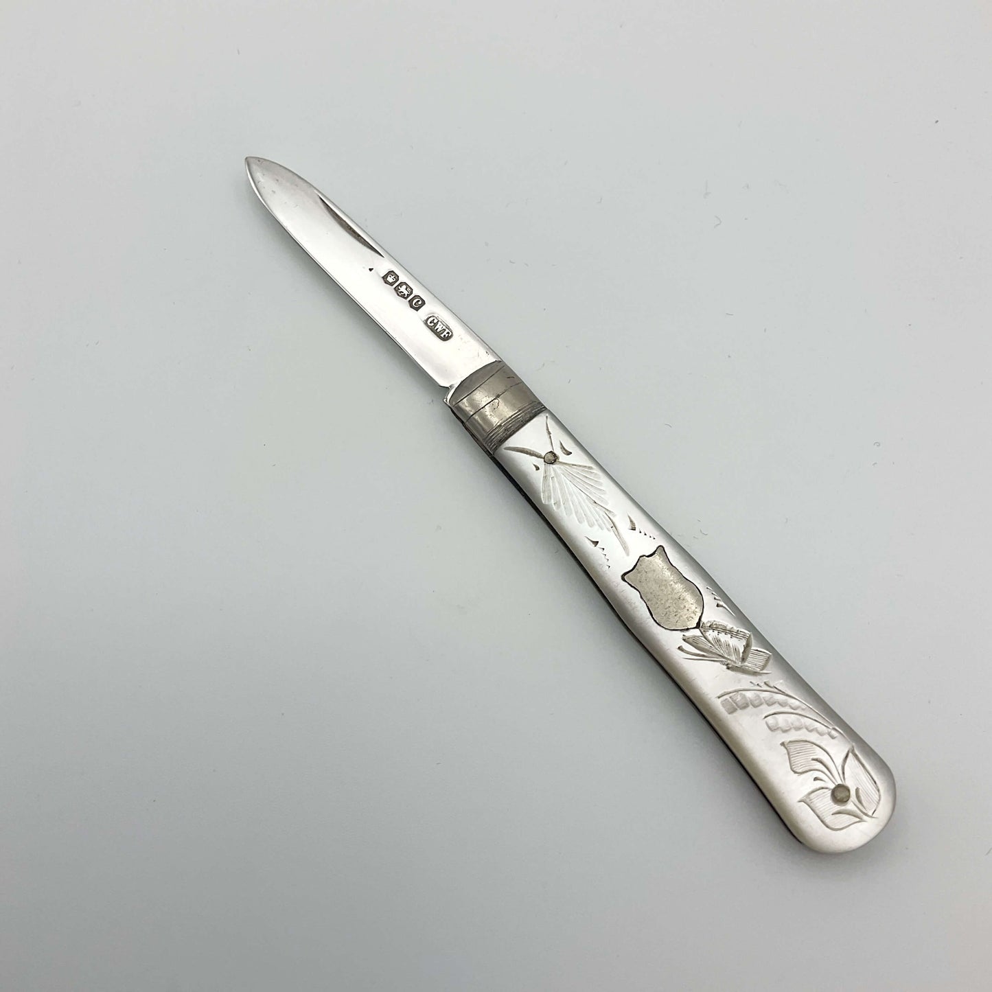 Antique 1920 Sterling Silver Fruit Knife