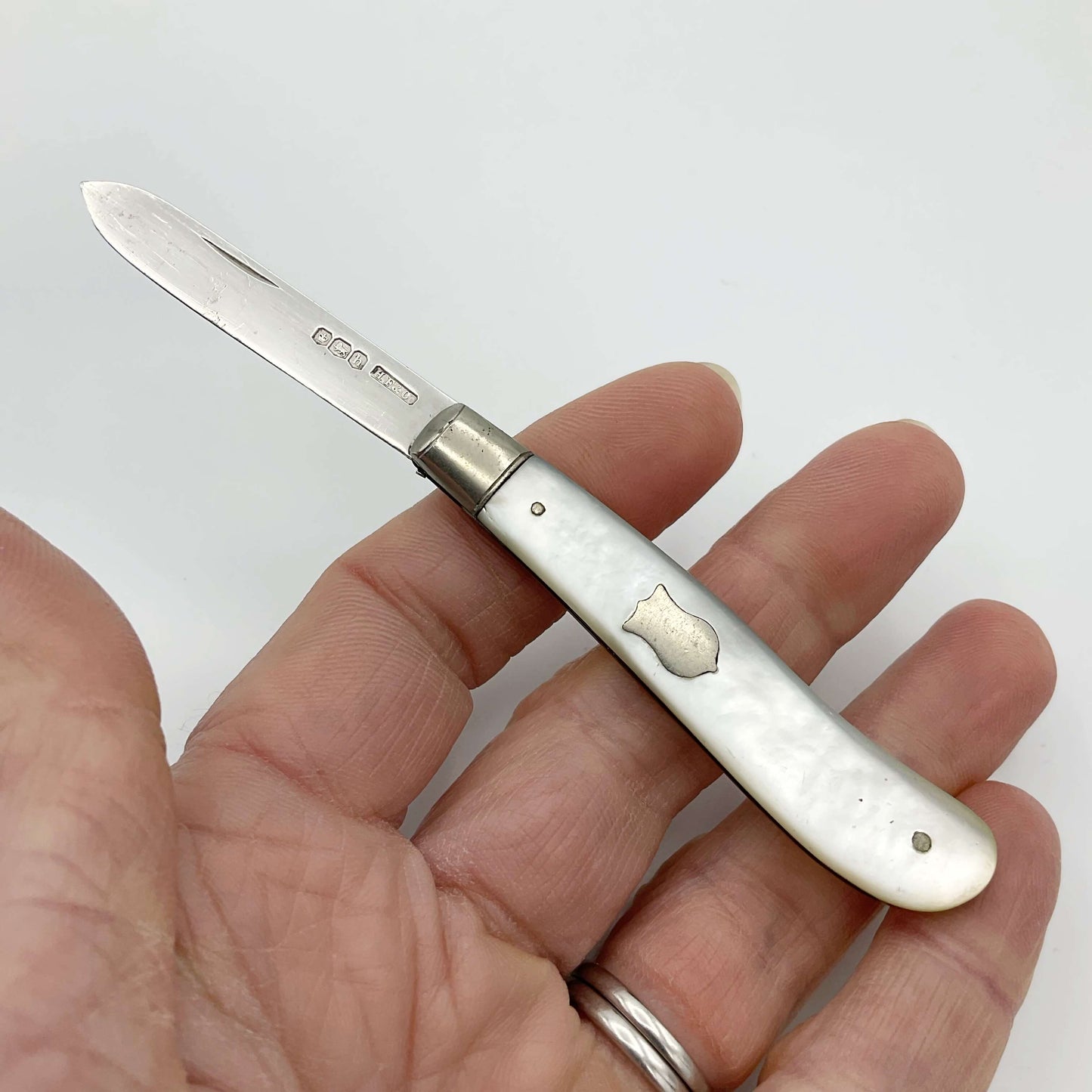 Vintage 1925 Sterling Silver Fruit Knife