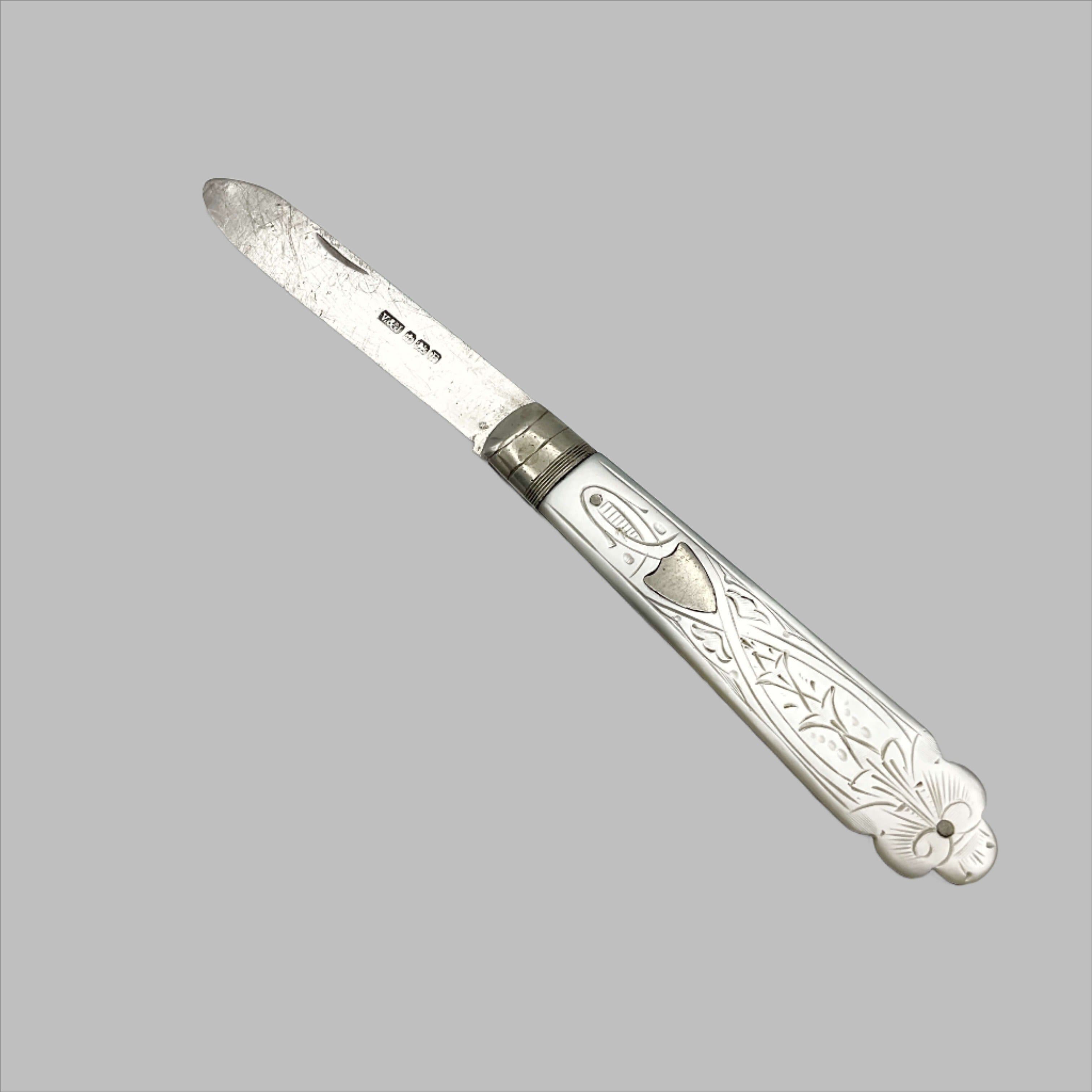 1930 Silver Folding Fruit Knife – Beeches Vintage