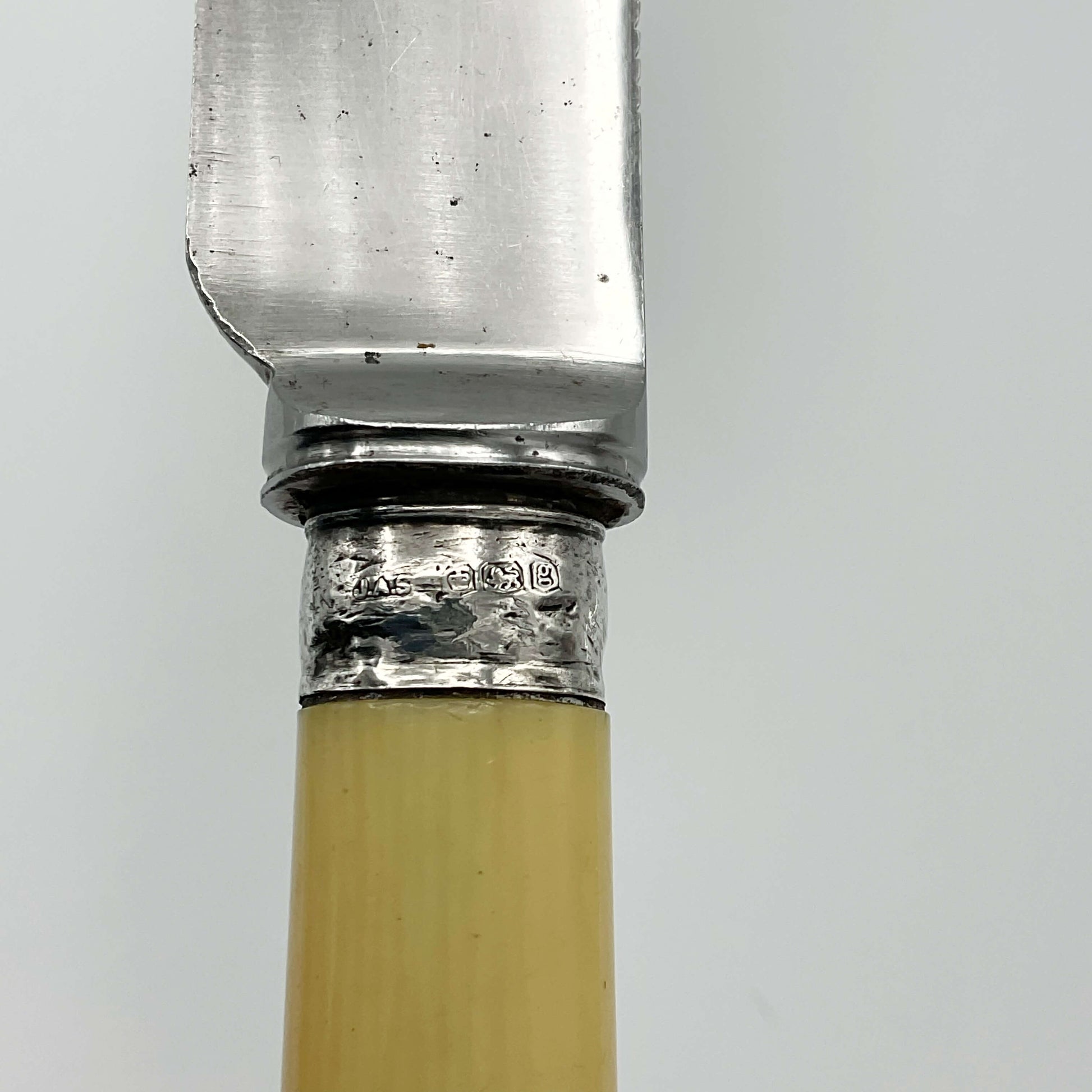 Sterling Silver hallmarks on cake knife