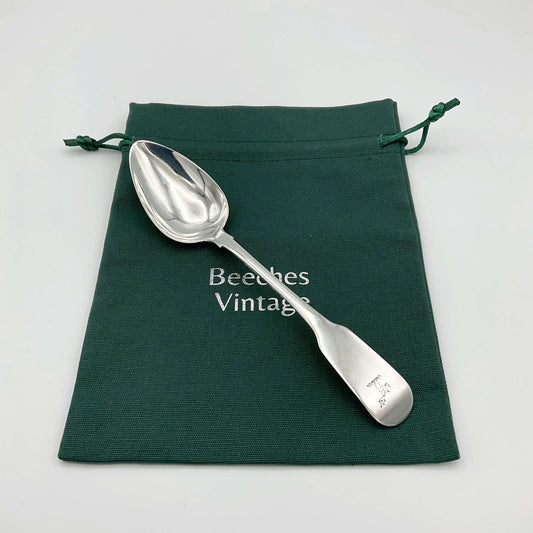 Antique 1813 Sterling Silver Dessert Spoon