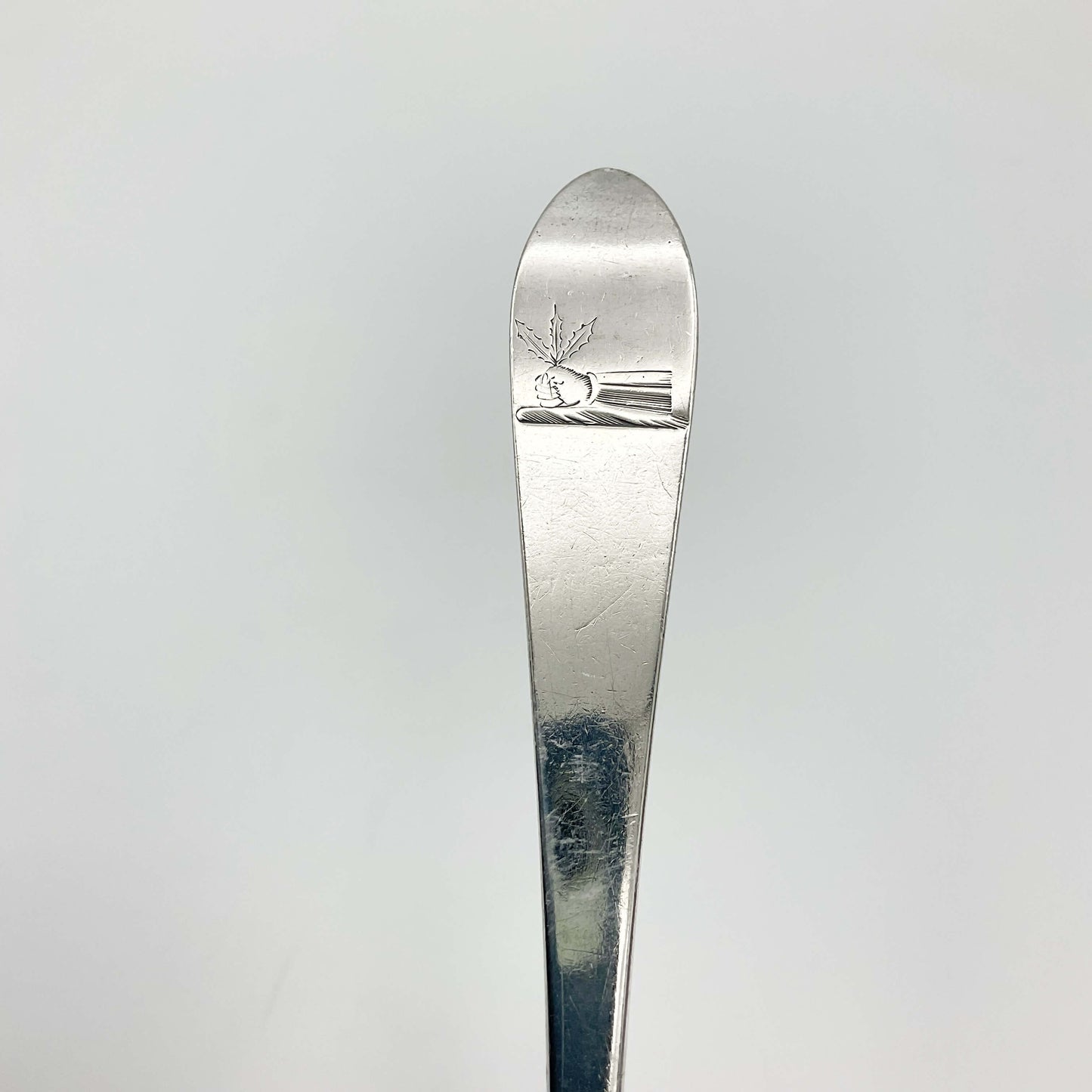 Antique 1788 Solid Silver Dessert Spoon