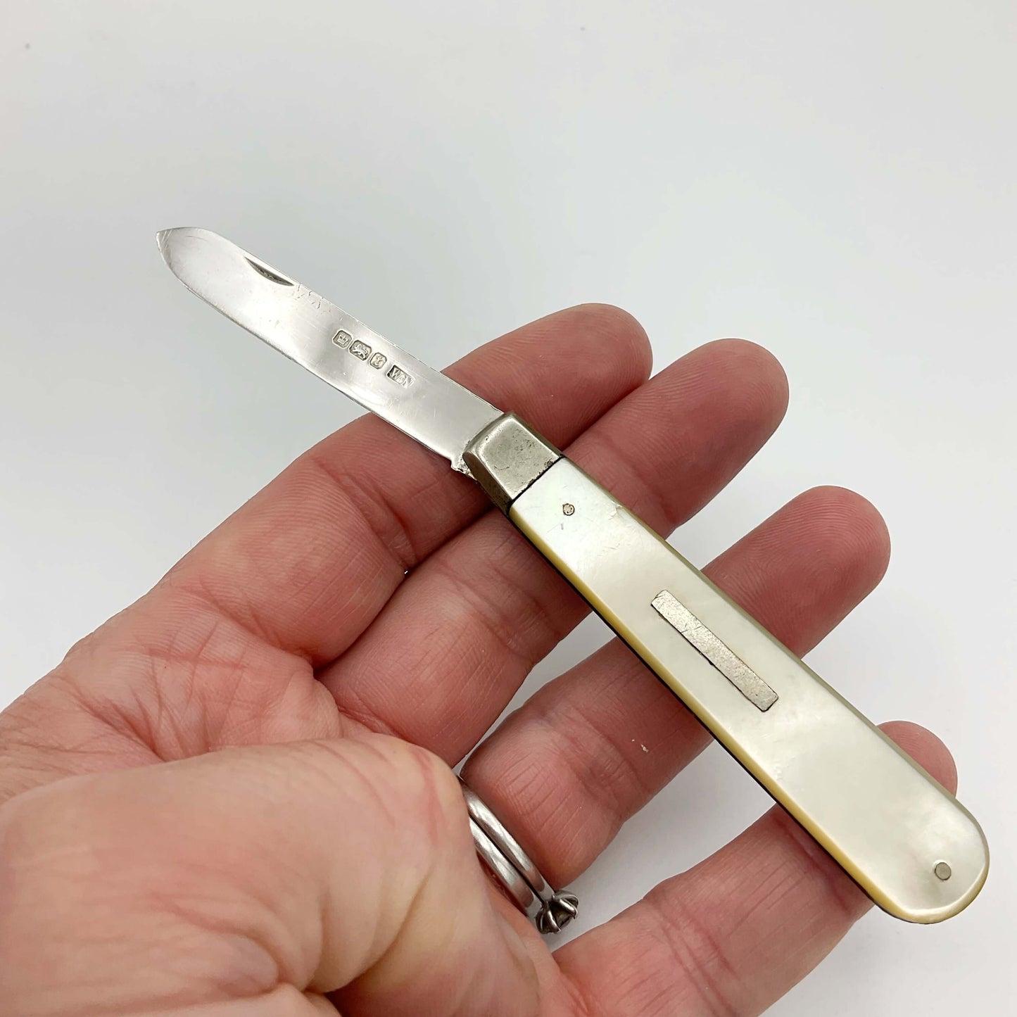 Antique Sterling Silver Fruit Knife, 1911 Hallmark