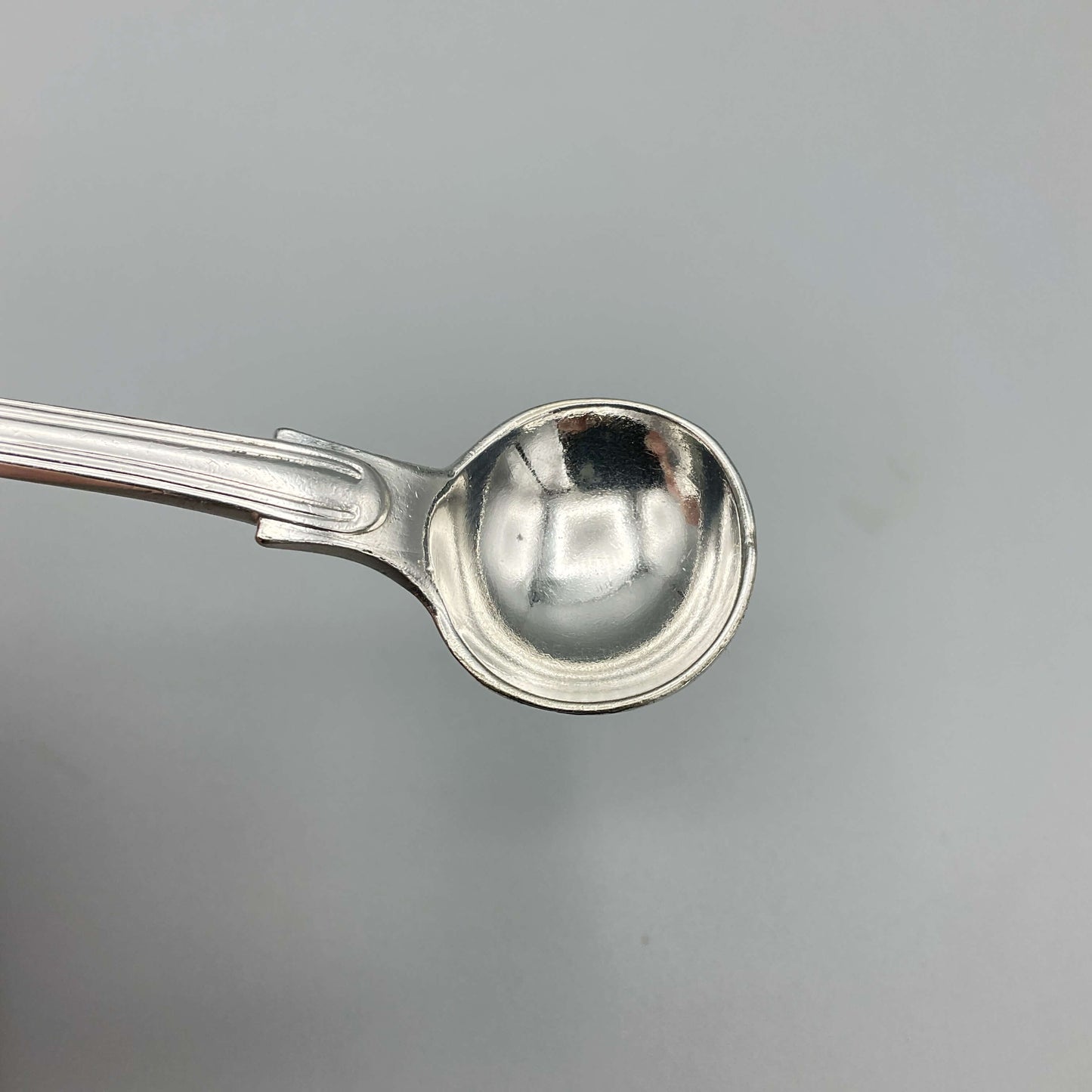 Antique Silver Plated Salt Spoon