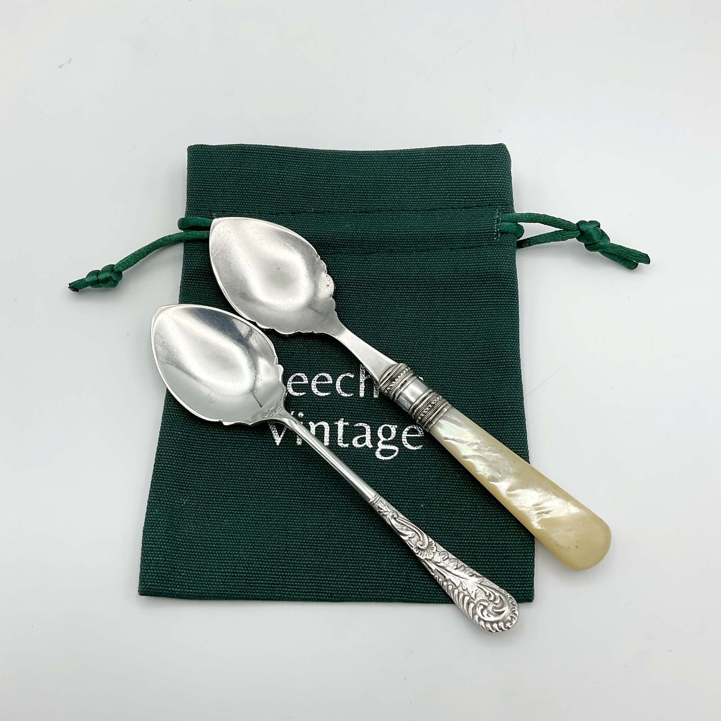 Two Silver Plated Jam Spoons