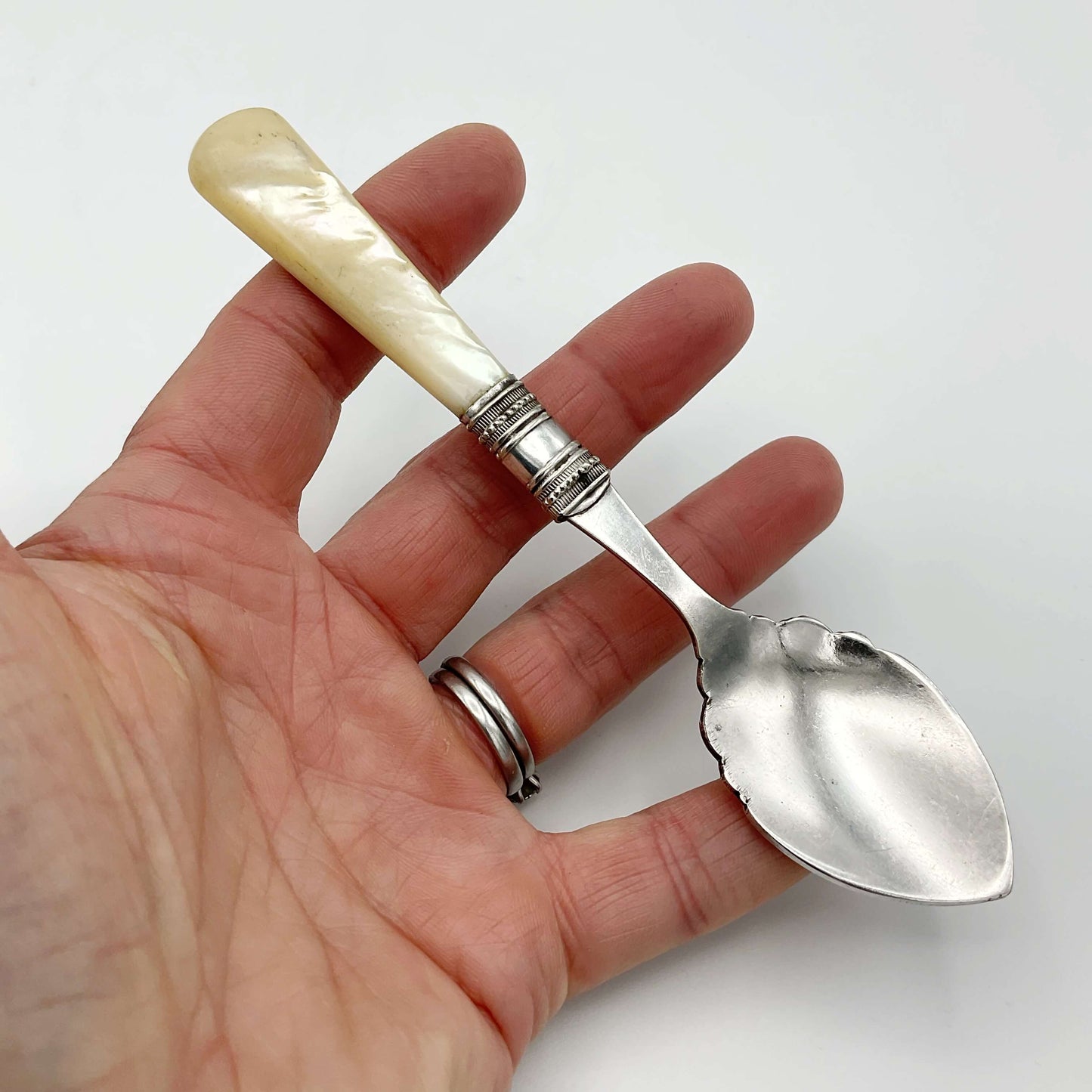 Two Silver Plated Jam Spoons