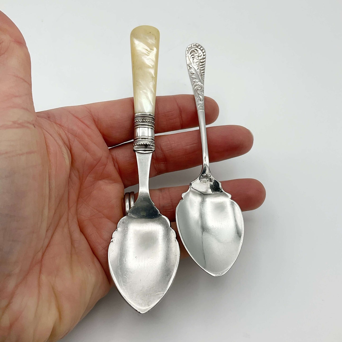 Two Silver Plated Jam Spoons