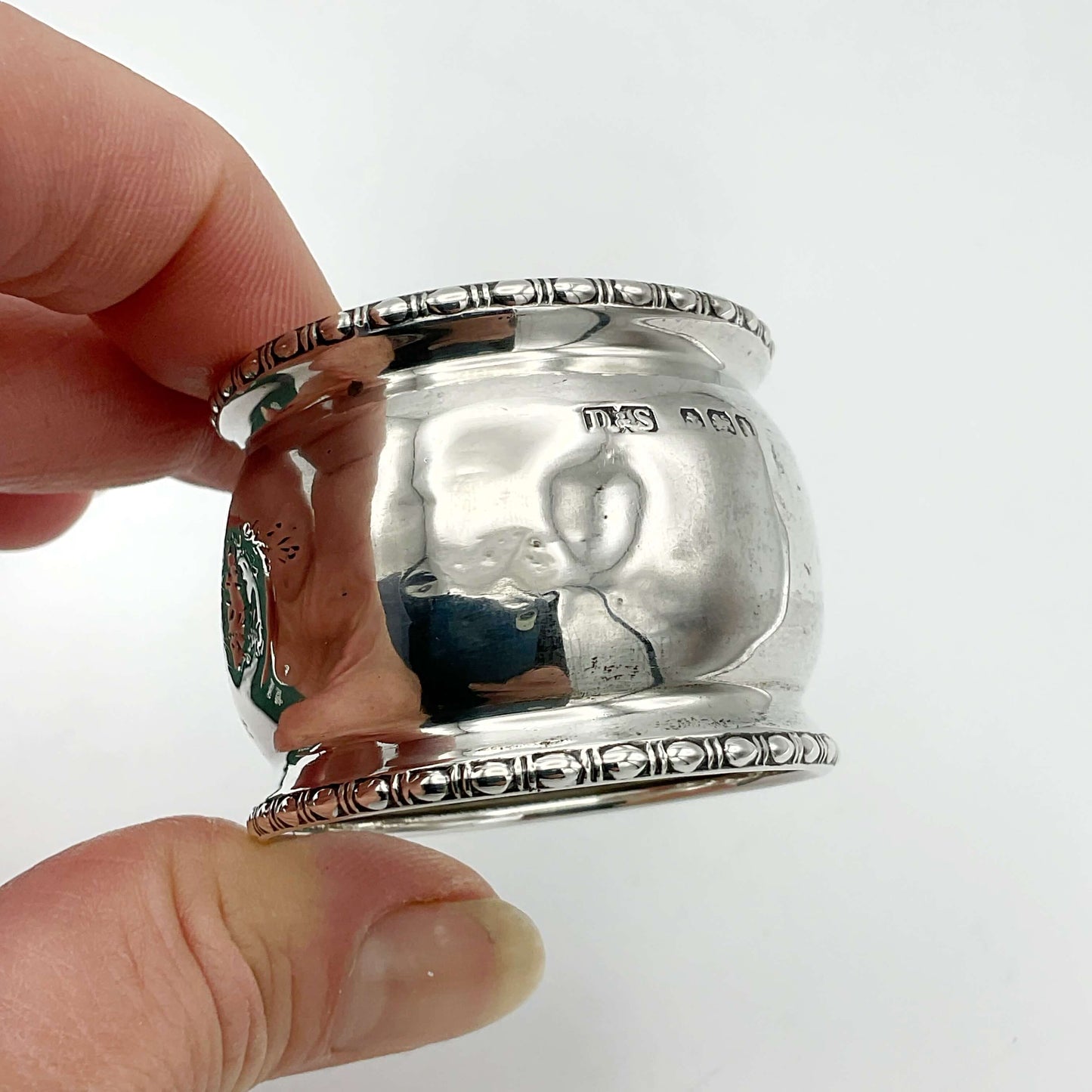 Antique 1910 Sterling Silver Napkin Ring