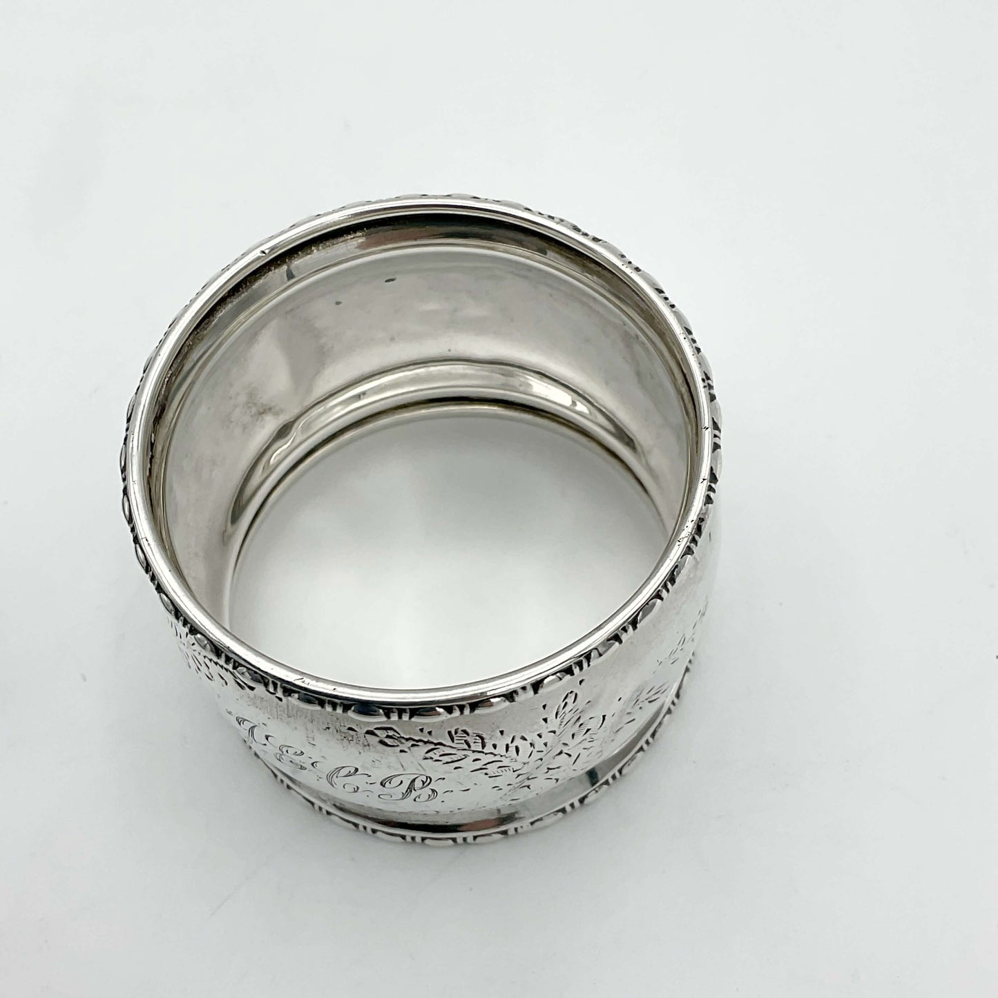 Antique 1910 Sterling Silver Napkin Ring