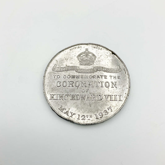 1937 King Edward VIII Coronation Commemorative Medal