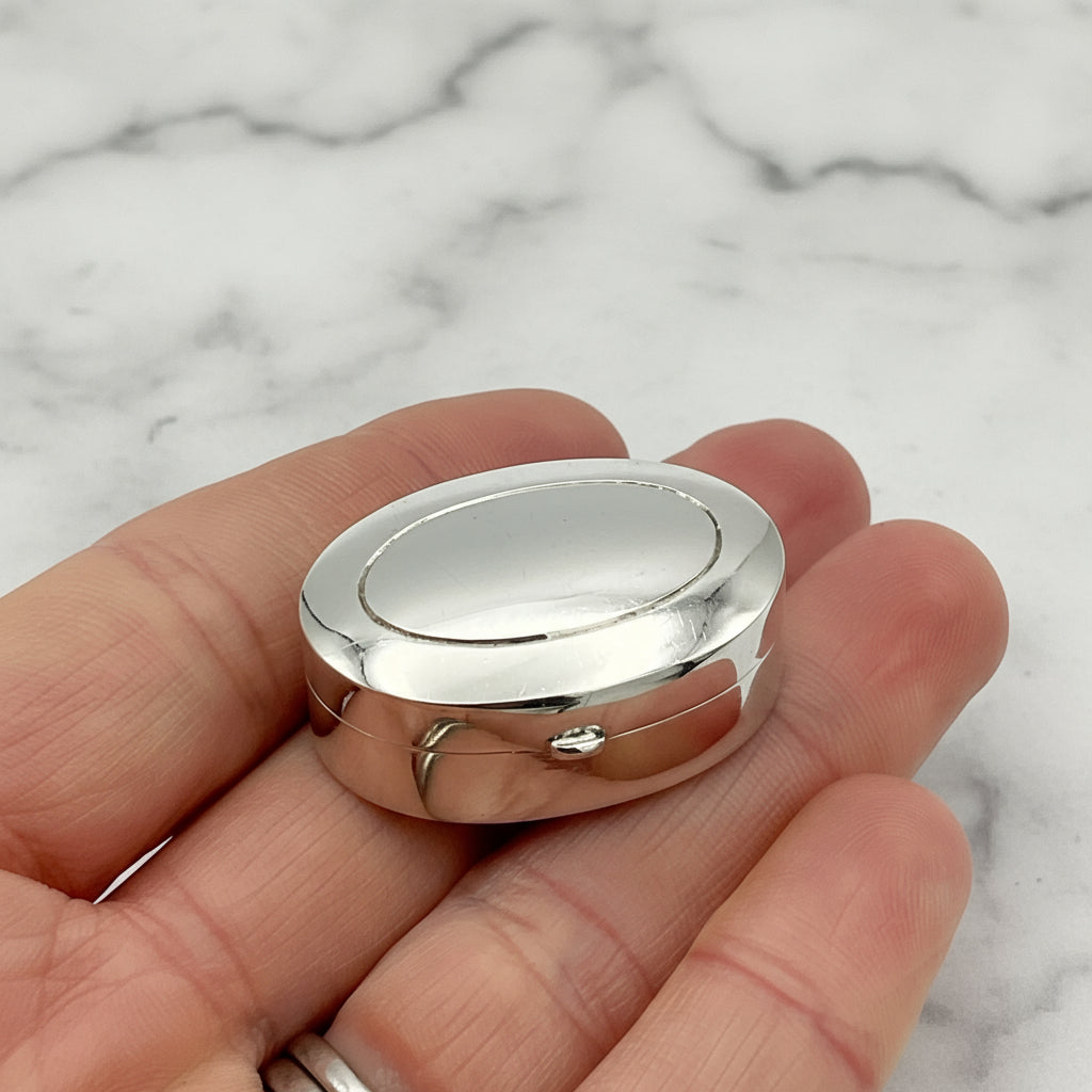 Sterling Silver Pill Box