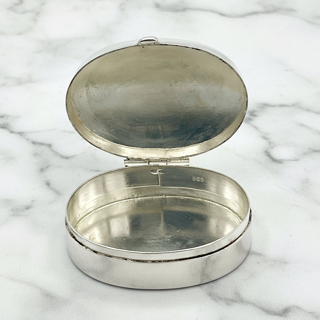 Sterling Silver Pill Box