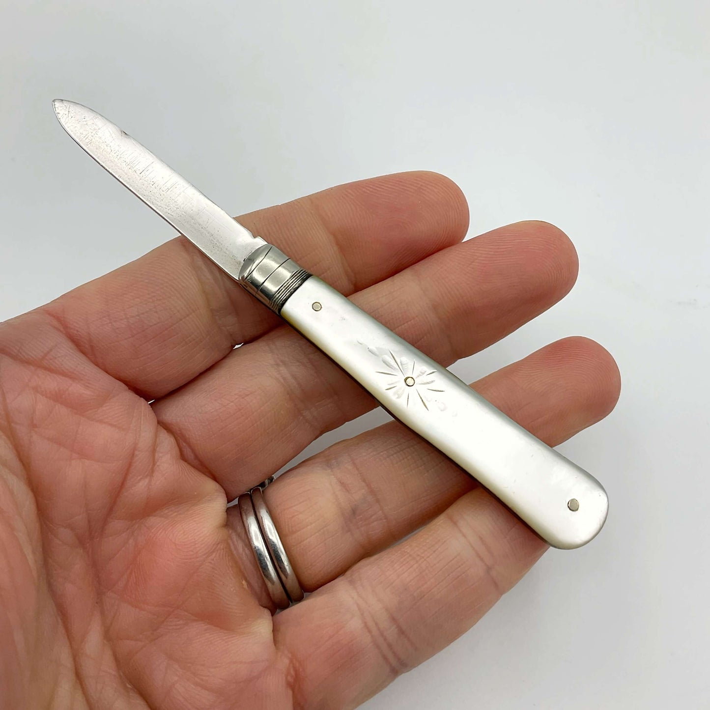 Antique 1912 Sterling Silver Fruit Knife