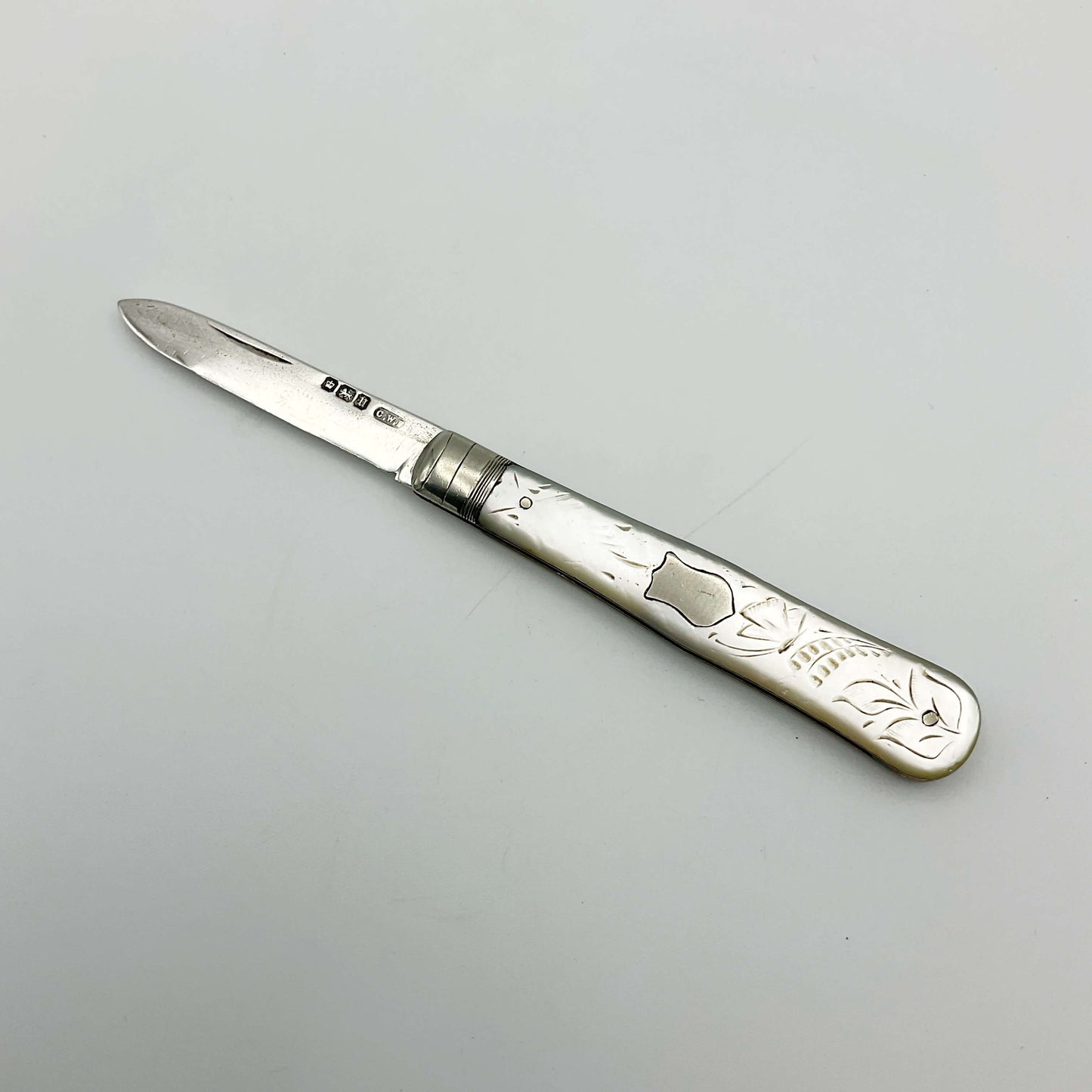 Antique 1912 Sterling Silver Fruit Knife