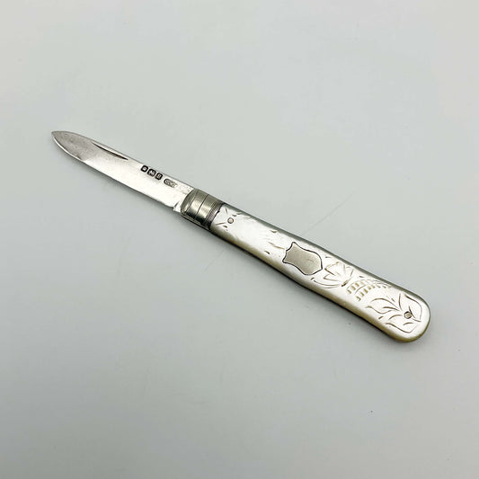 Antique 1912 Sterling Silver Fruit Knife