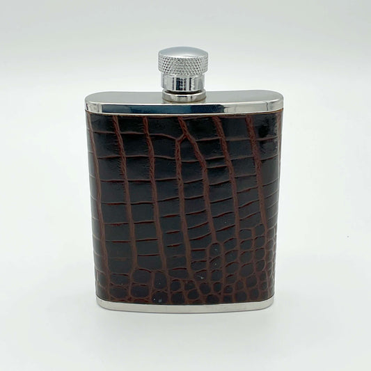 Vintage Lichfield Leather Hip Flask 2.5oz