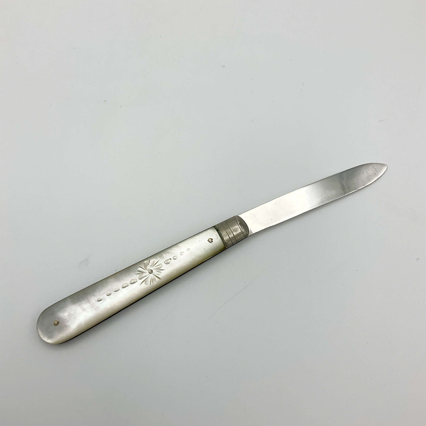 Antique Victorian 1899 Sterling Silver Fruit Knife