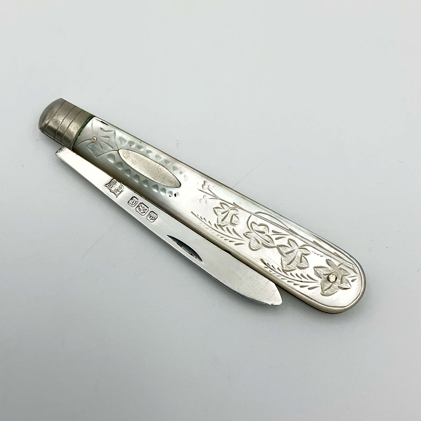 Antique Victorian 1899 Sterling Silver Fruit Knife