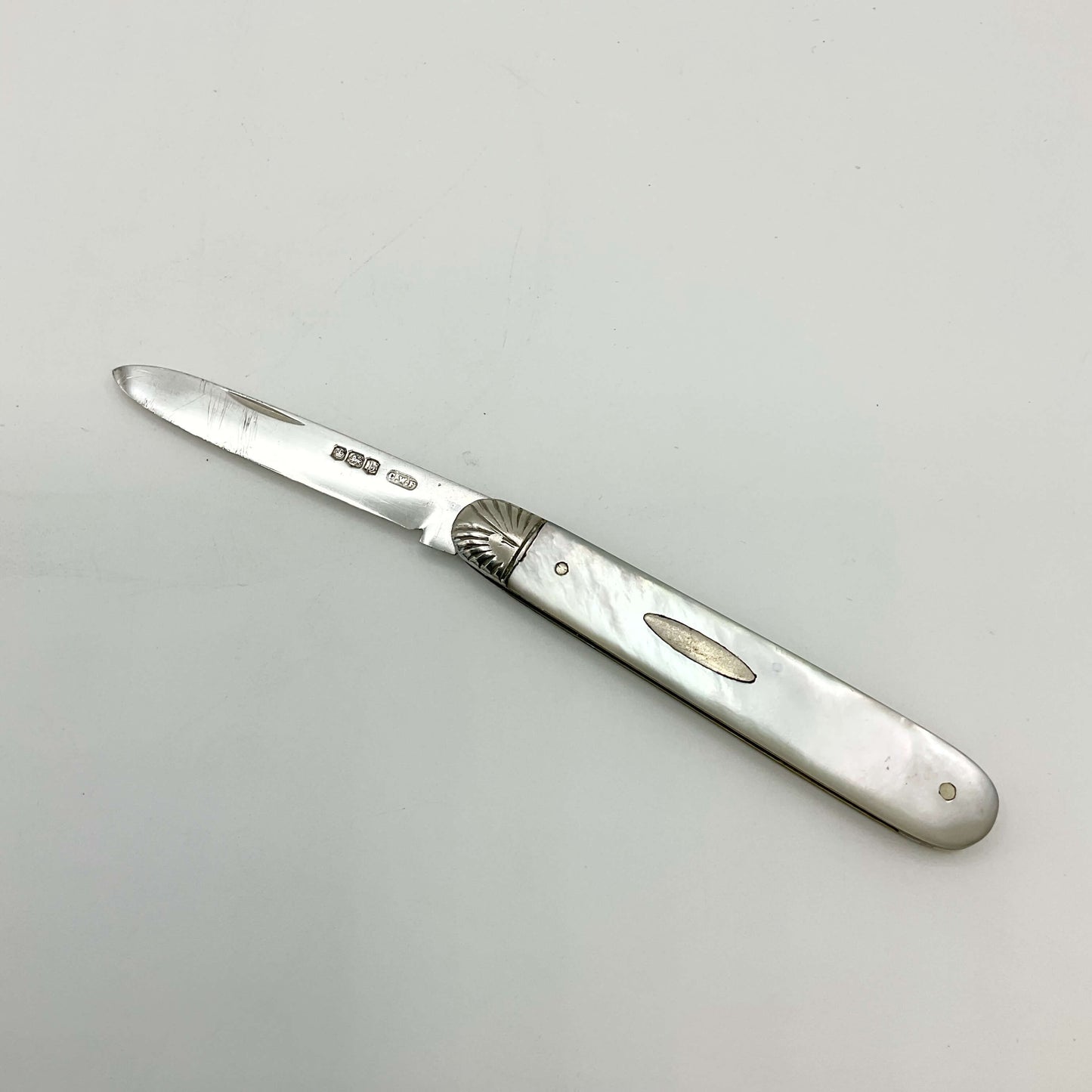 Antique 1919 Sterling Silver Fruit Knife