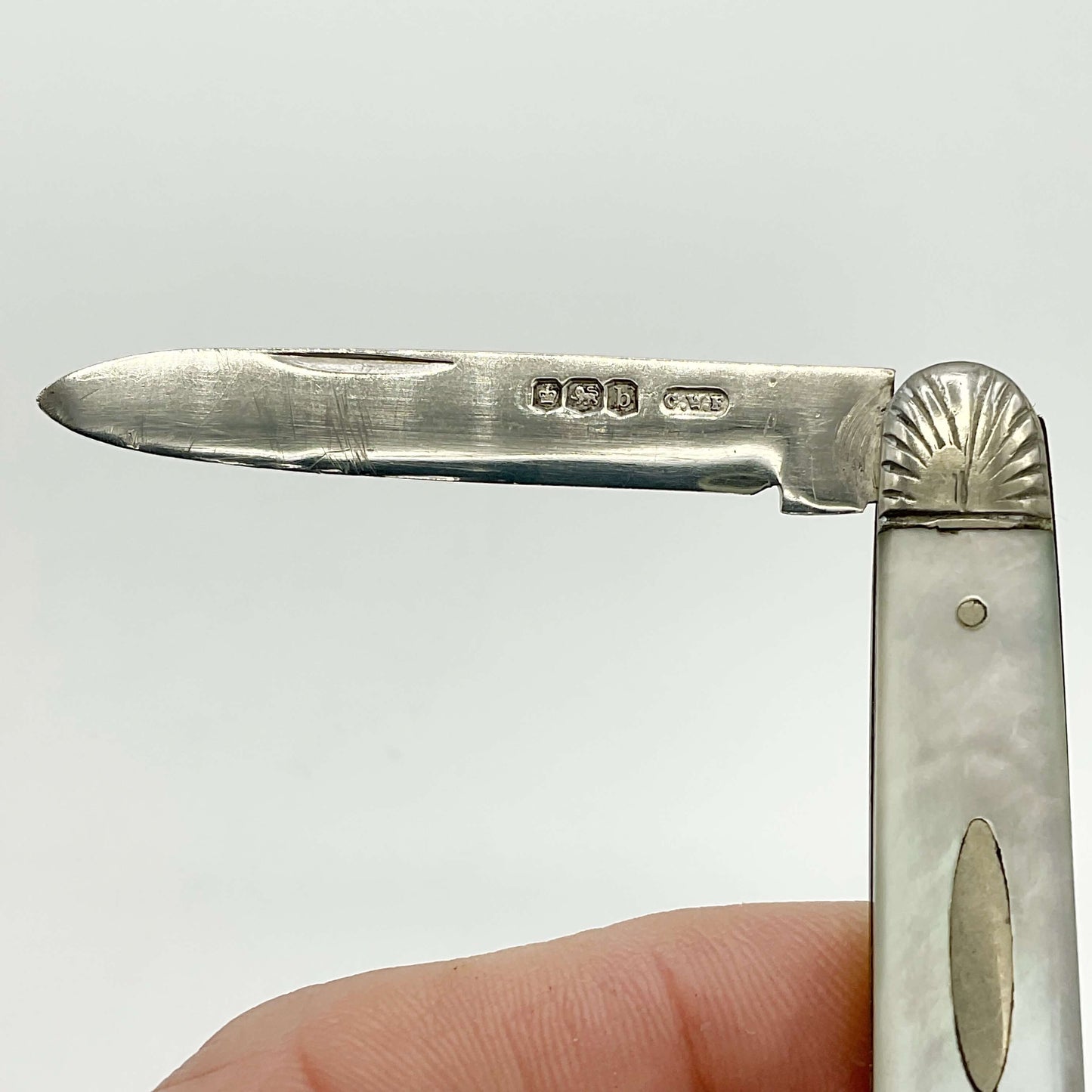 Antique 1919 Sterling Silver Fruit Knife