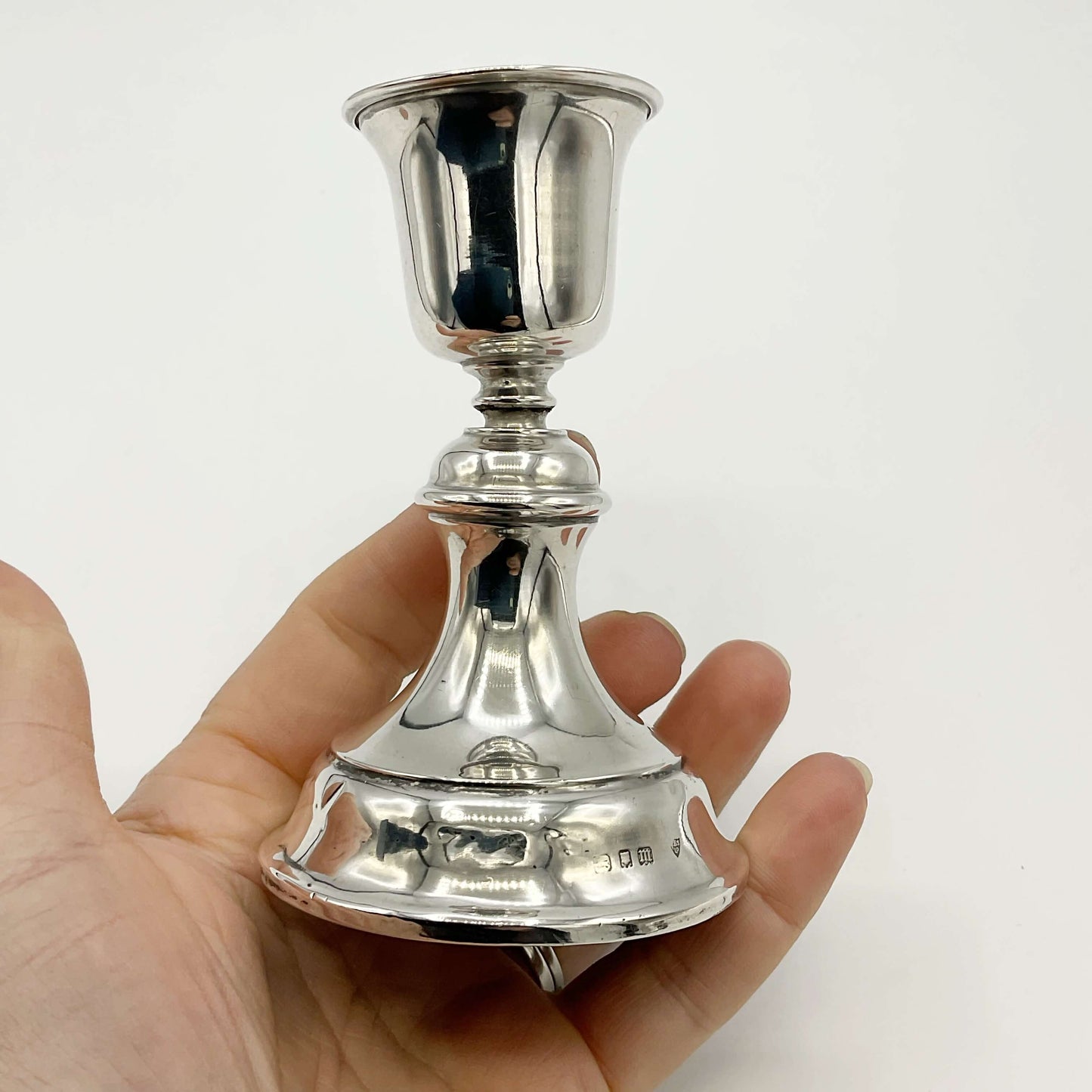 Vintage 1927 Sterling Silver Candlestick Holder