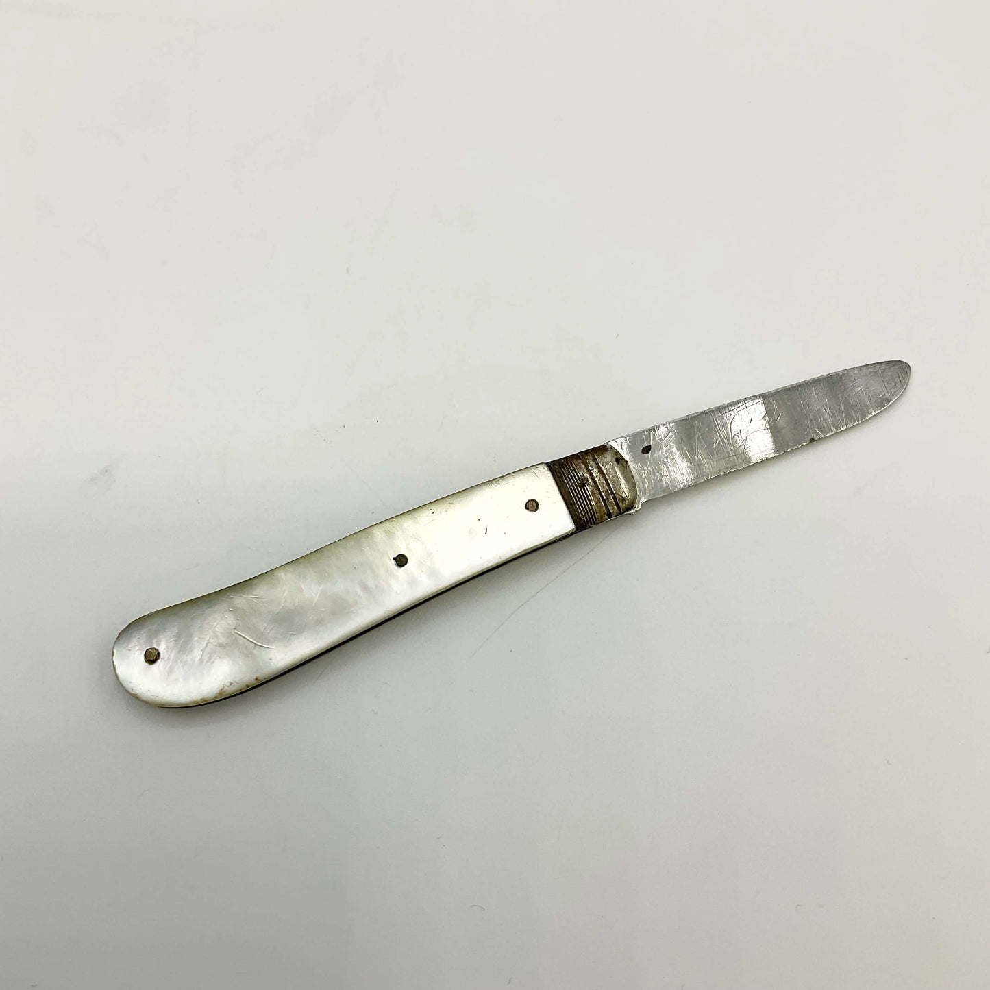 Antique Victorian 1861 Sterling Silver Fruit Knife