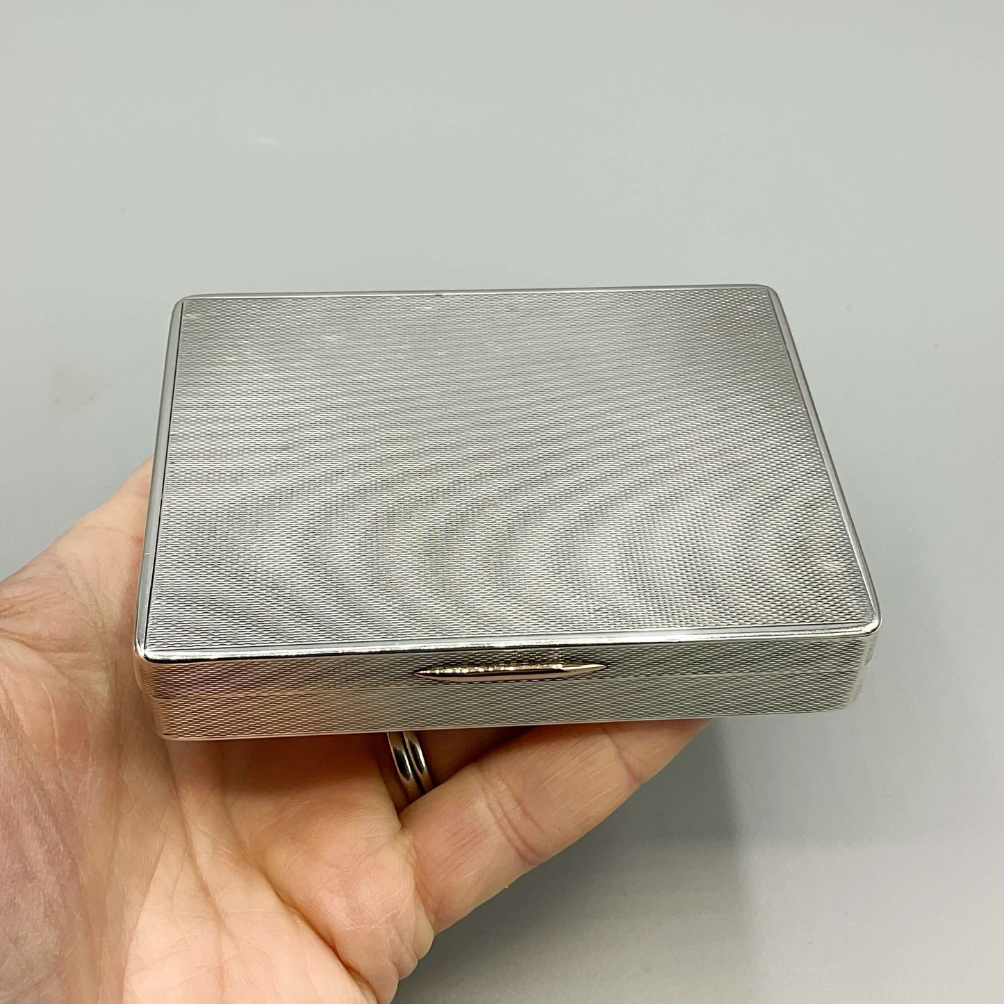 Vintage 1935 Small Solid Sterling Silver Box