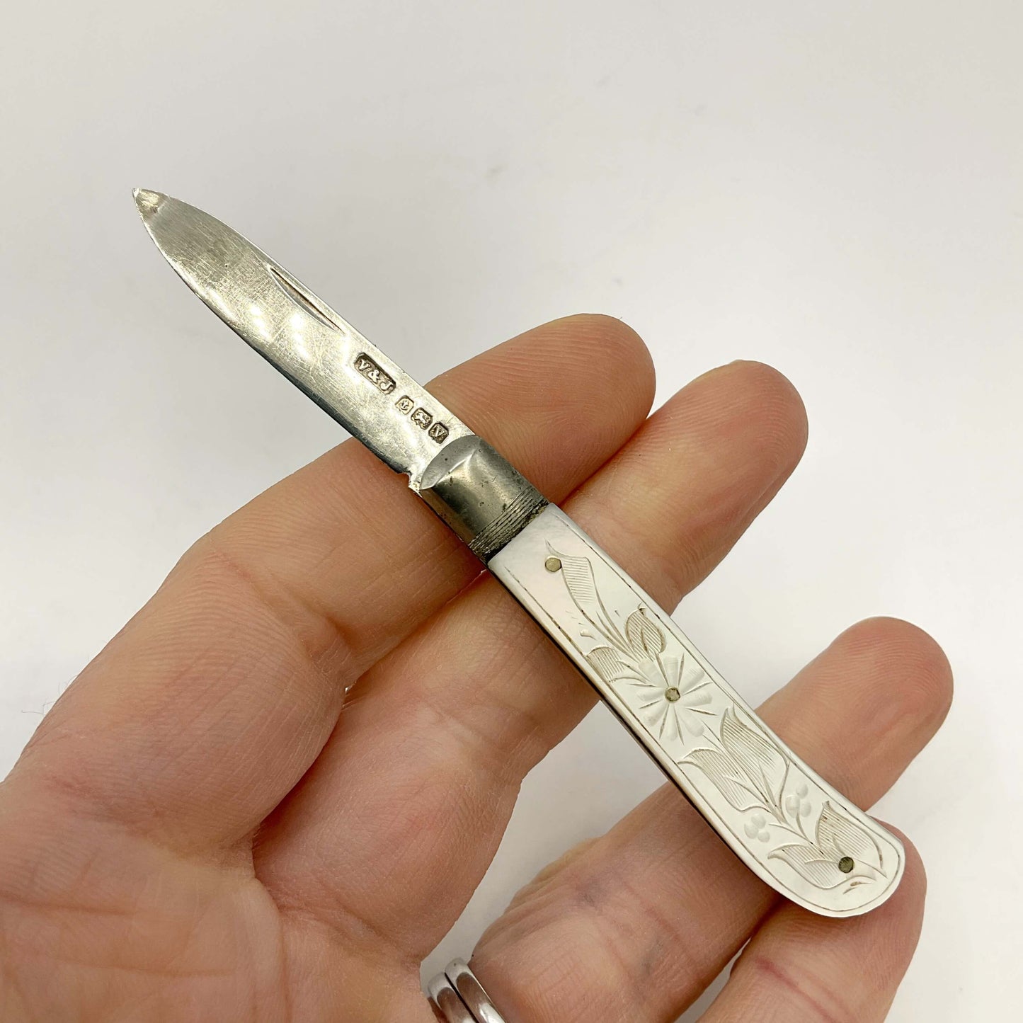 Antique 1920 Sterling Silver Fruit Knife