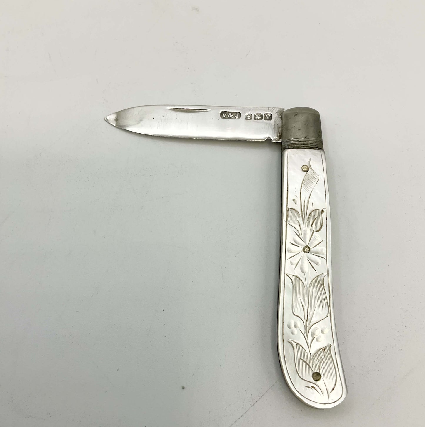 Antique 1920 Sterling Silver Fruit Knife