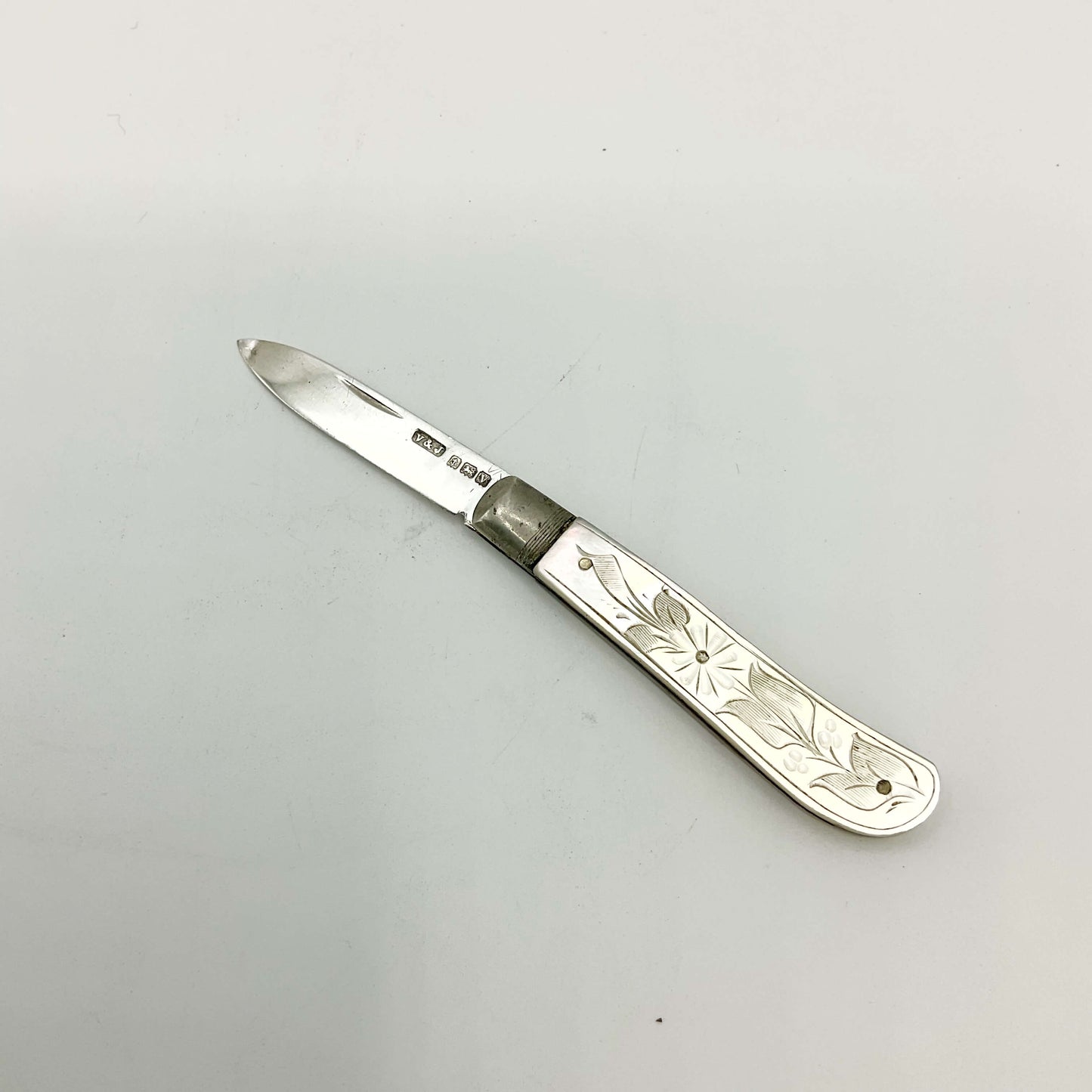 Antique 1920 Sterling Silver Fruit Knife