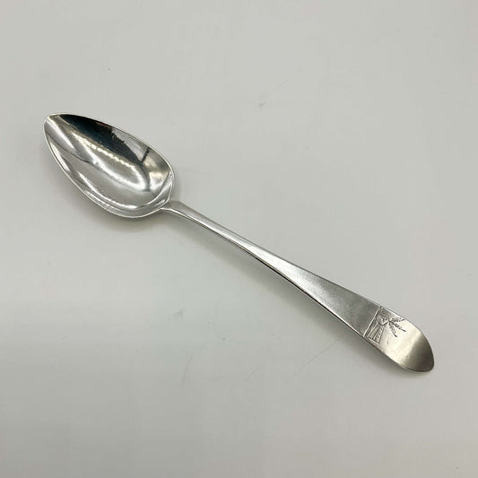 1700s Sterling Silver Dessert Spoon