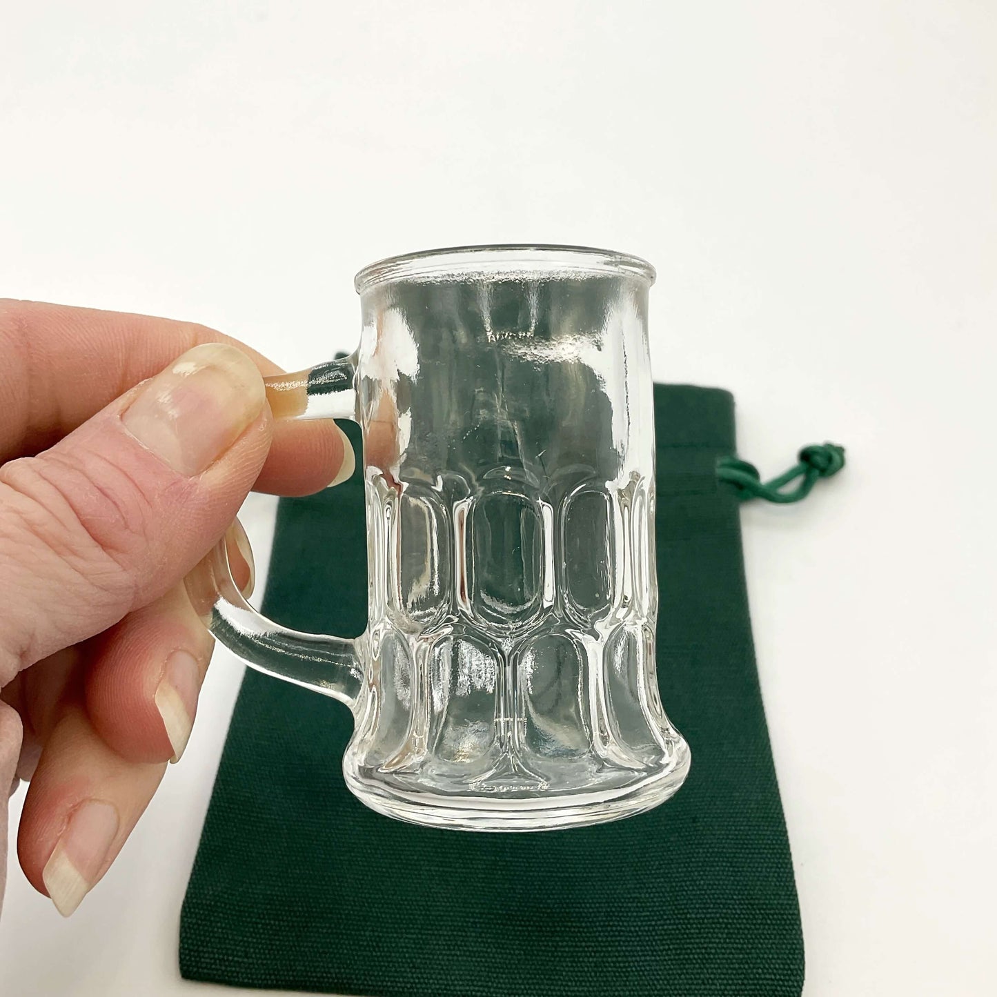 Vintage Shot Glass, Miniature Tankard