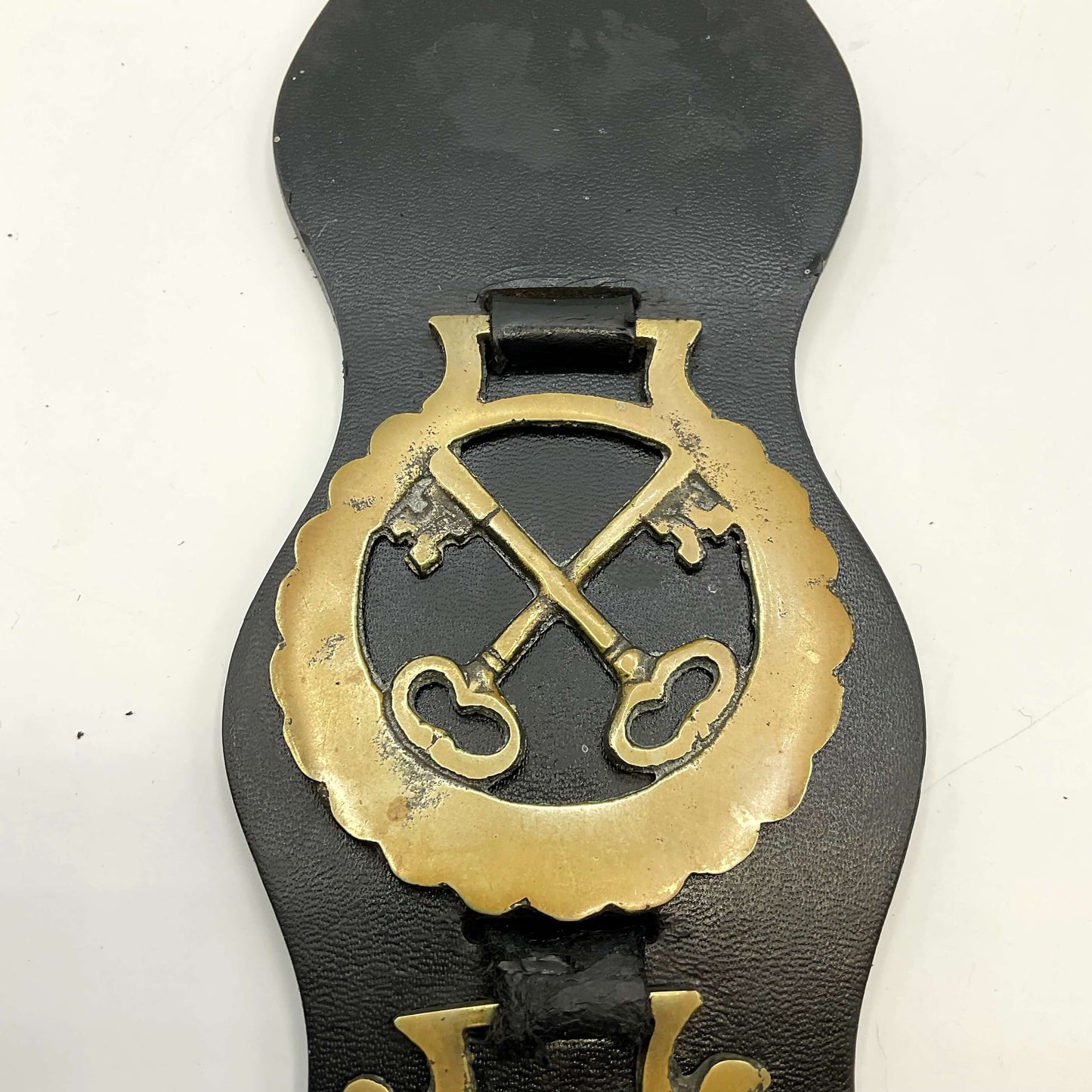 Antique Horse Brasses on Leather