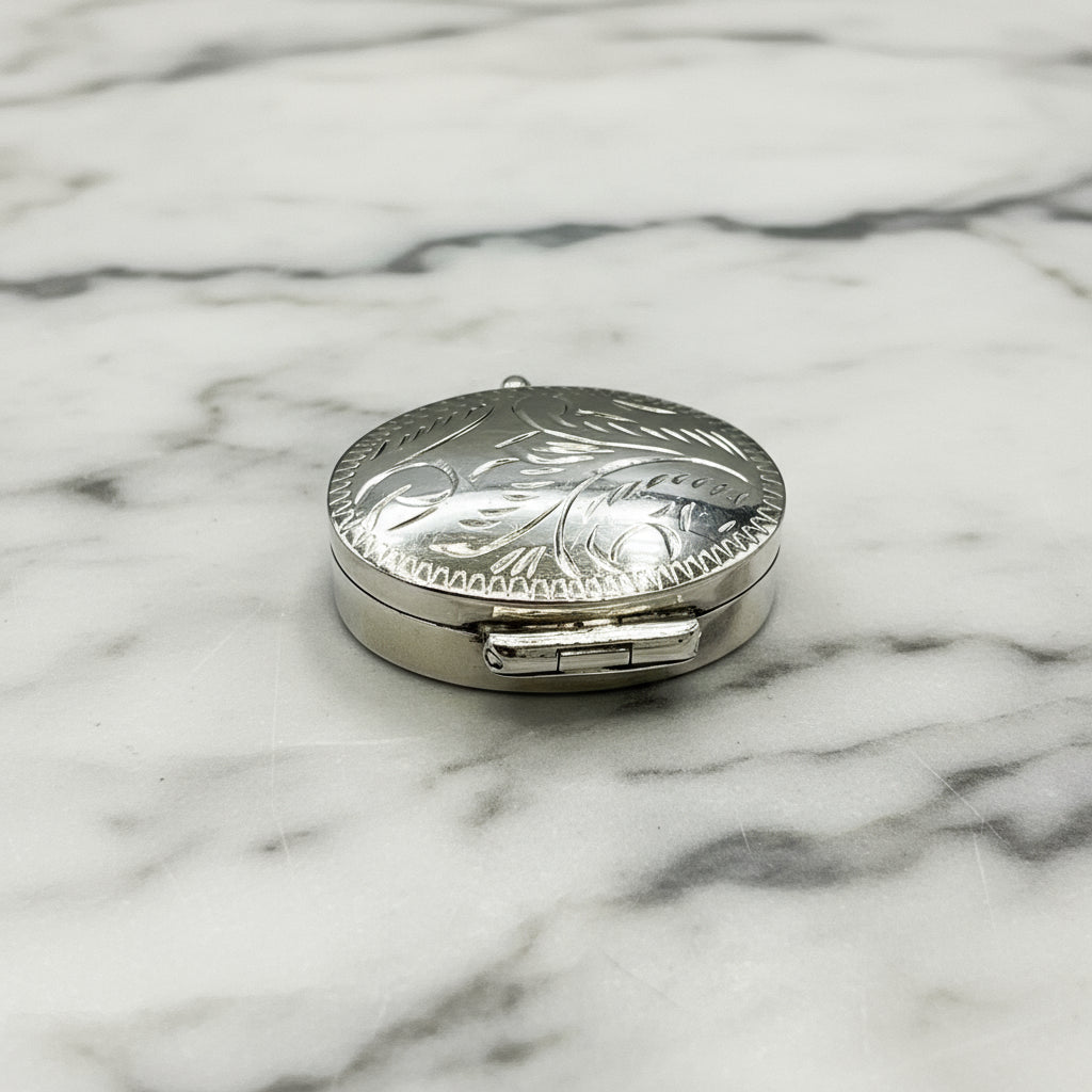 彫刻・オブジェ Vintage London Hallmark 1984 Pill Box 彫刻・オブジェ Vintage London Hallmark 1984 Pill Box British