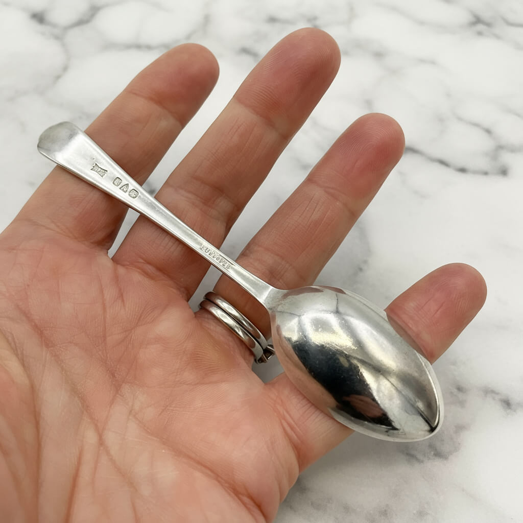1930s Golf Sterling Silver Coffee Spoon