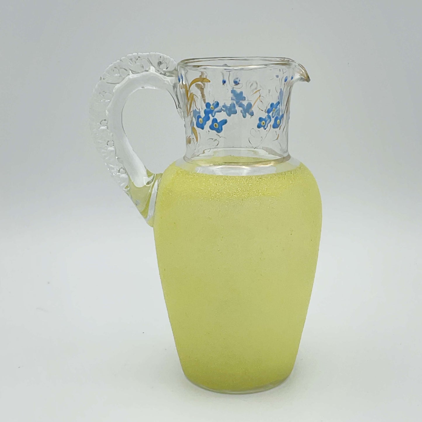 Small_Vintage_1950s_Glass_Jug_300ml on a white background