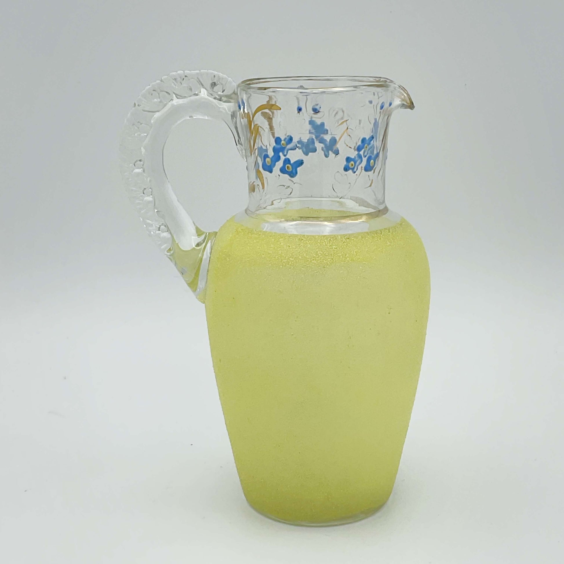 Small_Vintage_1950s_Glass_Jug_300ml on a white background