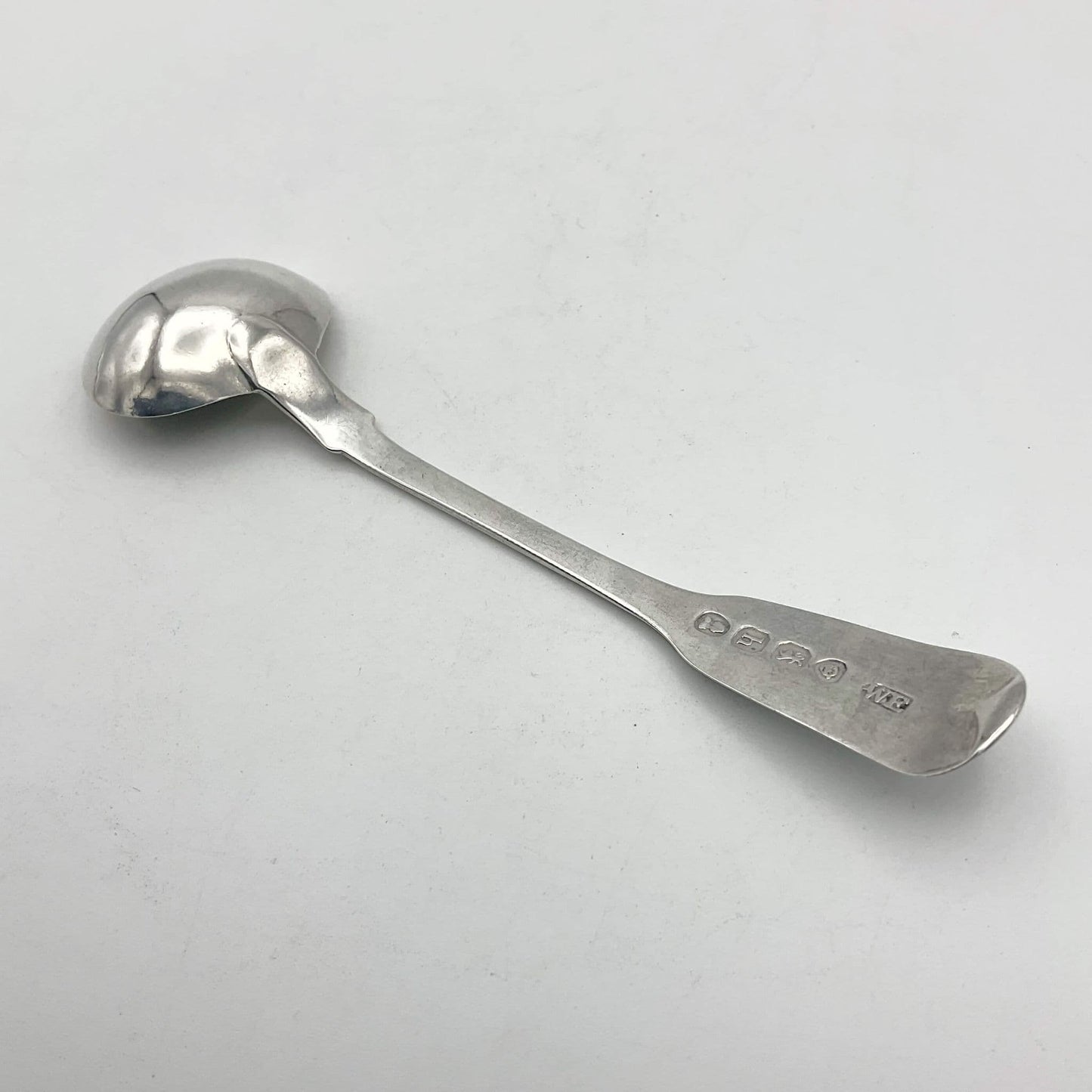 Antique 1823 Georgian Sterling Silver Condiment Spoon