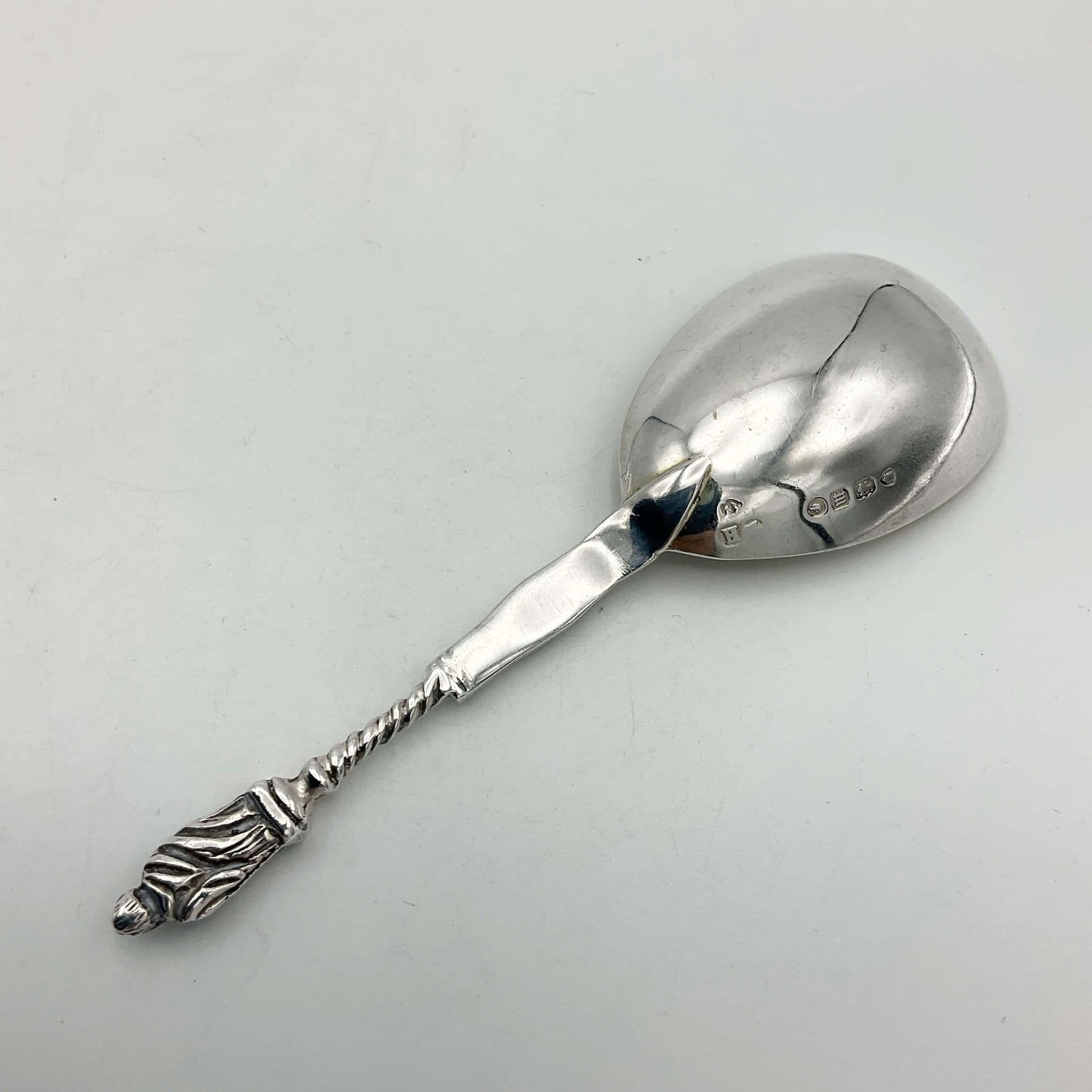 Antique 1867 Victorian Silver Caddy Spoon, Apostle