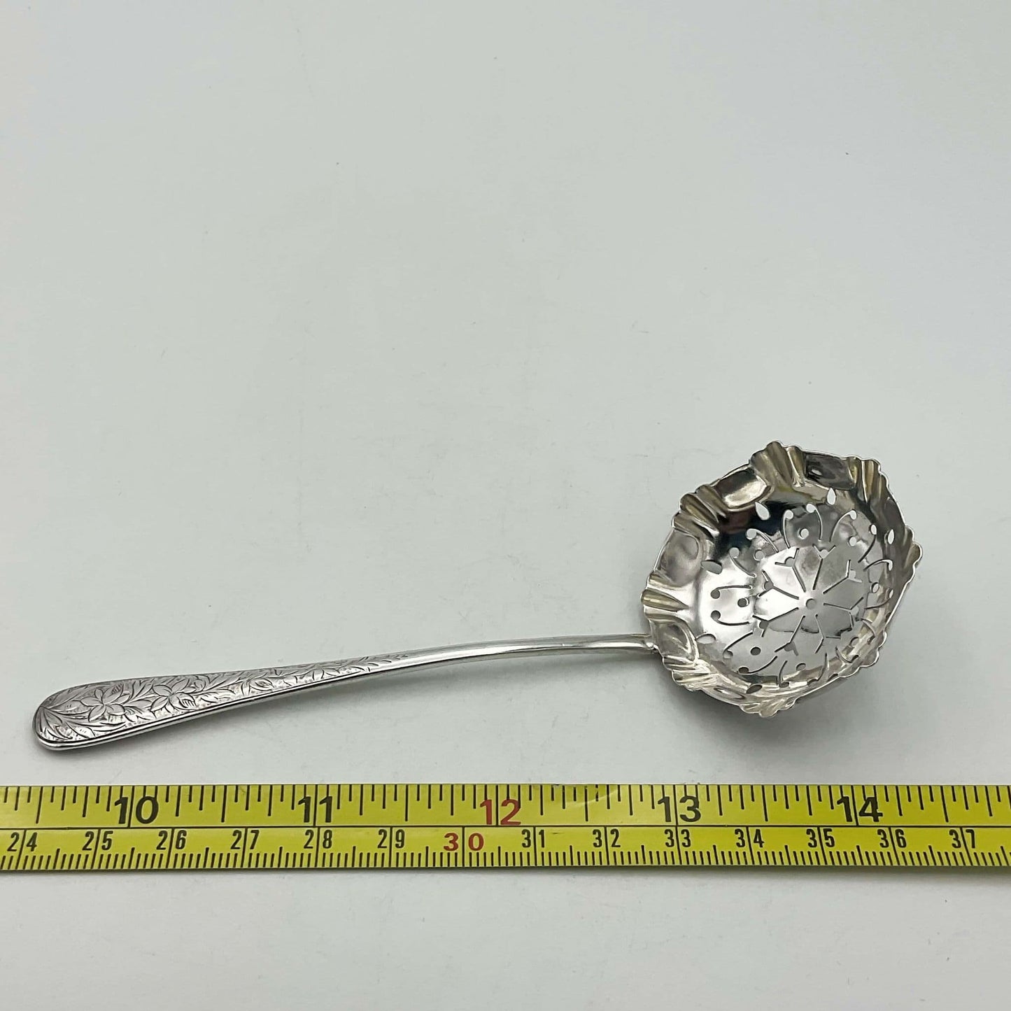 Antique Silver Sugar Sifter Spoon Hallmarked 1894