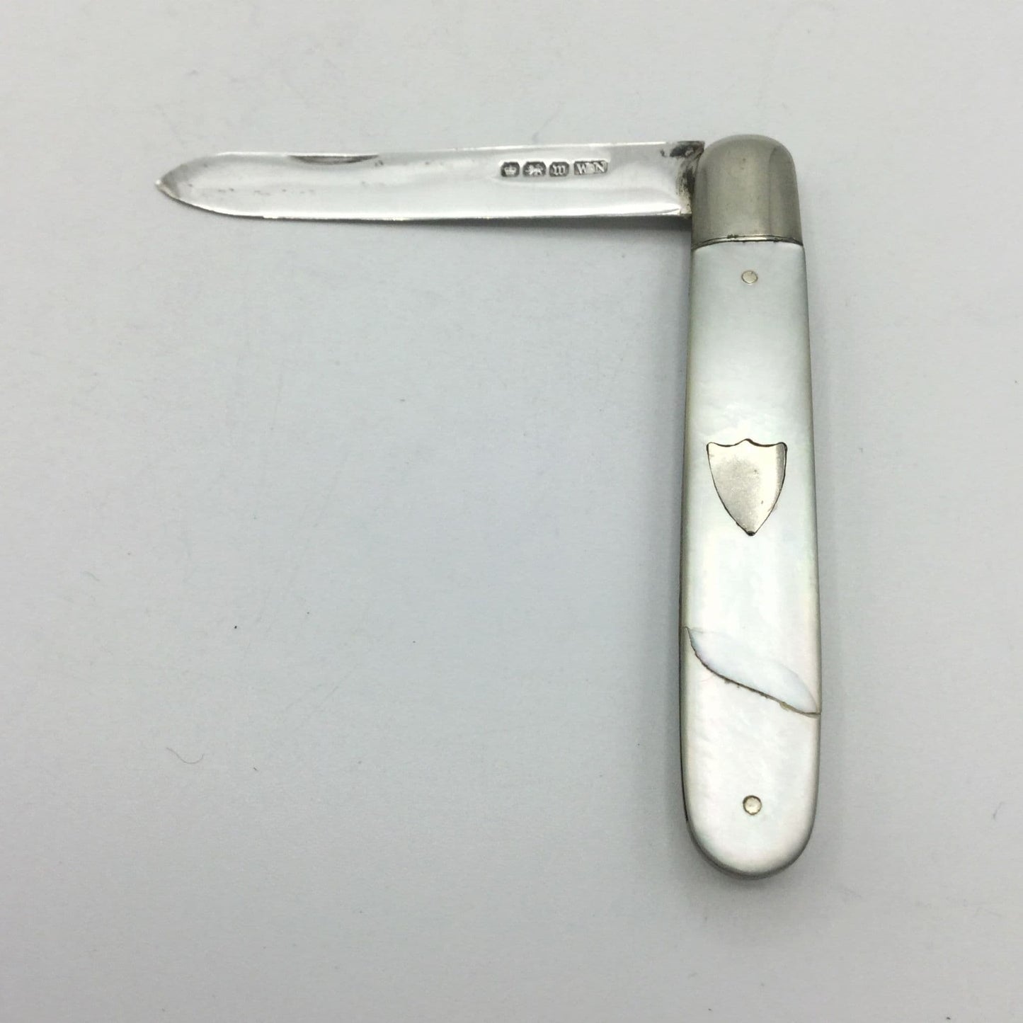 Antique Sterling Silver Fruit Knife, 1914 Hallmark