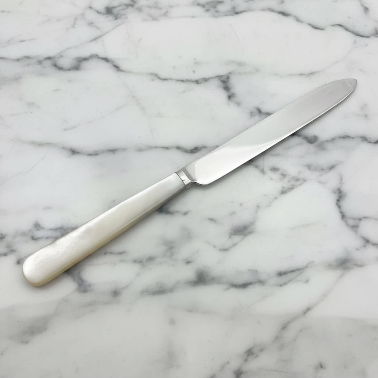 Knife on a marble surface