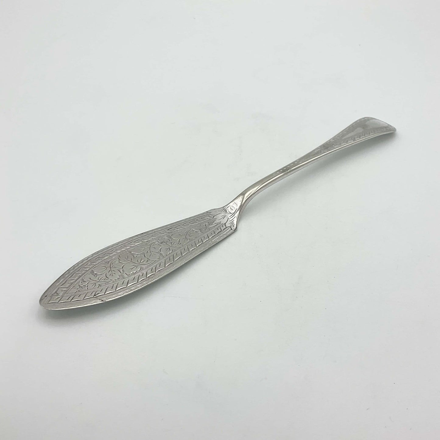 Antique Silver Plated Butter Knife, Butter Spreader
