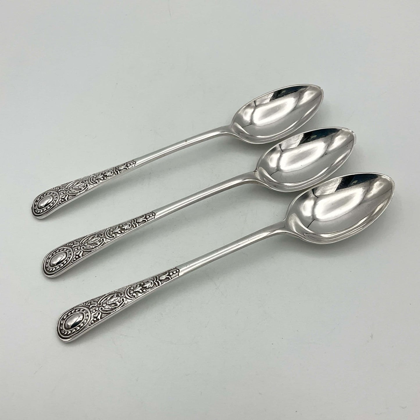 Antique Victorian Silver Plated Coffee Spoons