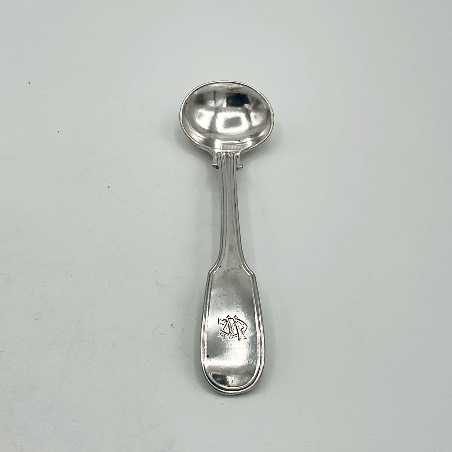 Antique Victorian Silver Plated Mustard Spoon
